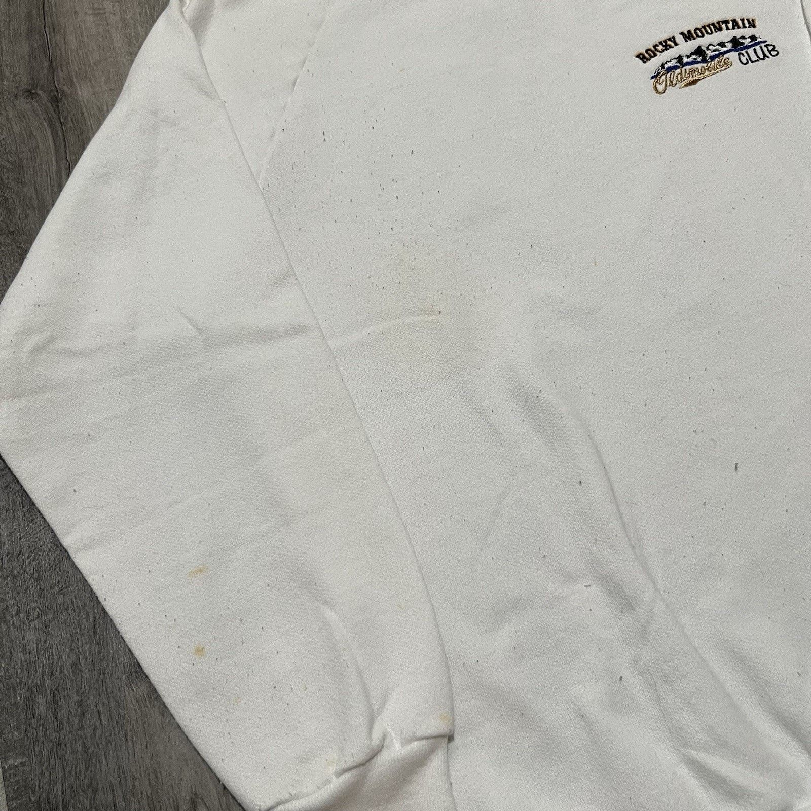 Vintage VTG Rocky Mountain Oldsmobile Club Enthusiast 80s Crewneck Size L / US 10 / IT 46 - 4 Thumbnail