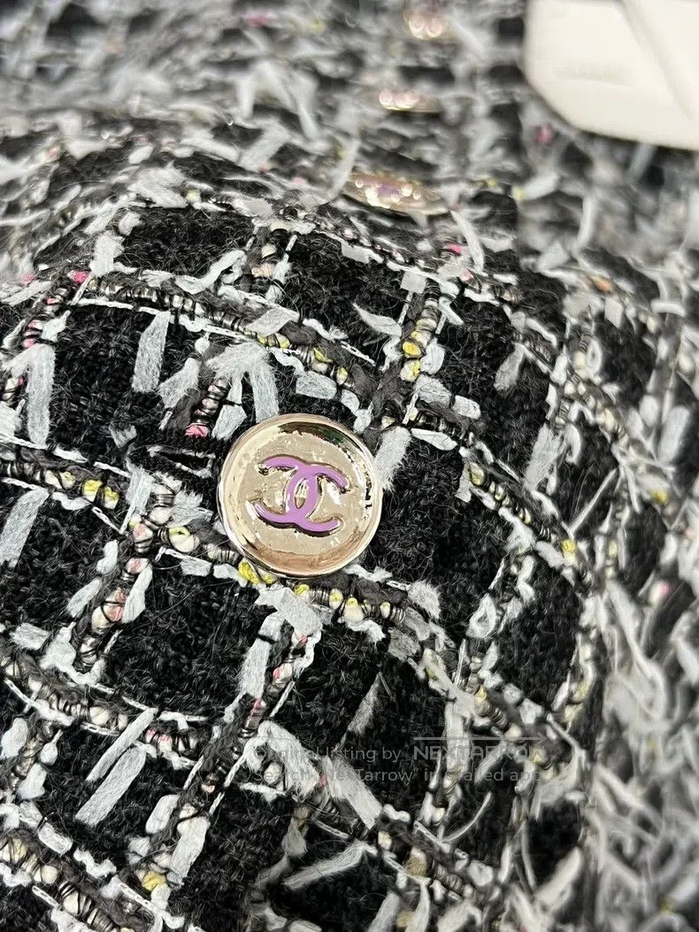 Chanel Chanel 23A high-end handicraft workshop series thin coat Size XS / US 0-2 / IT 36-38 - 3 Thumbnail