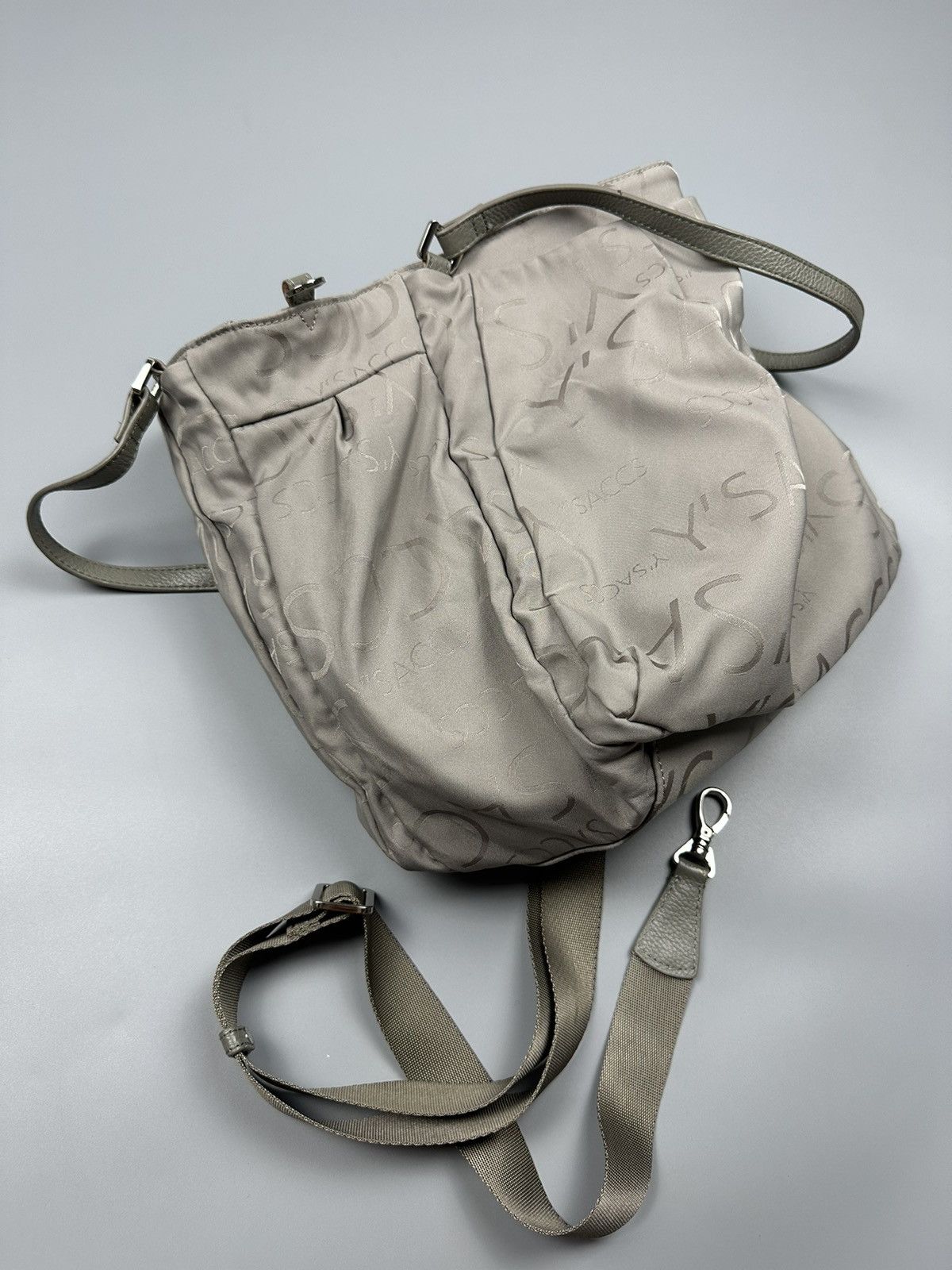 Y's × Yohji Yamamoto Y’saccs Yohji Yamamoto Full Printed 2 Way Sling/Shoulder Bag Size ONE SIZE - 9 Thumbnail
