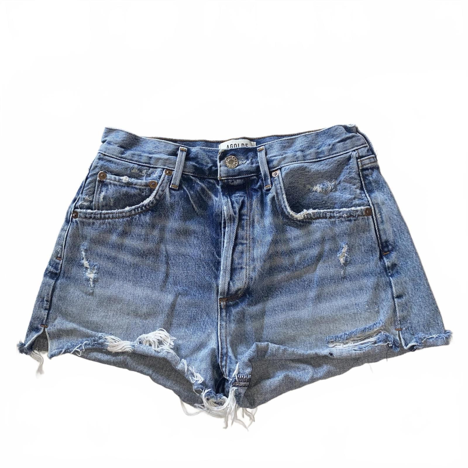 Agolde AGOLDE Distressed Button Fly Shorts 27 Size 27" / US 4 / IT 40 - 1 Thumbnail