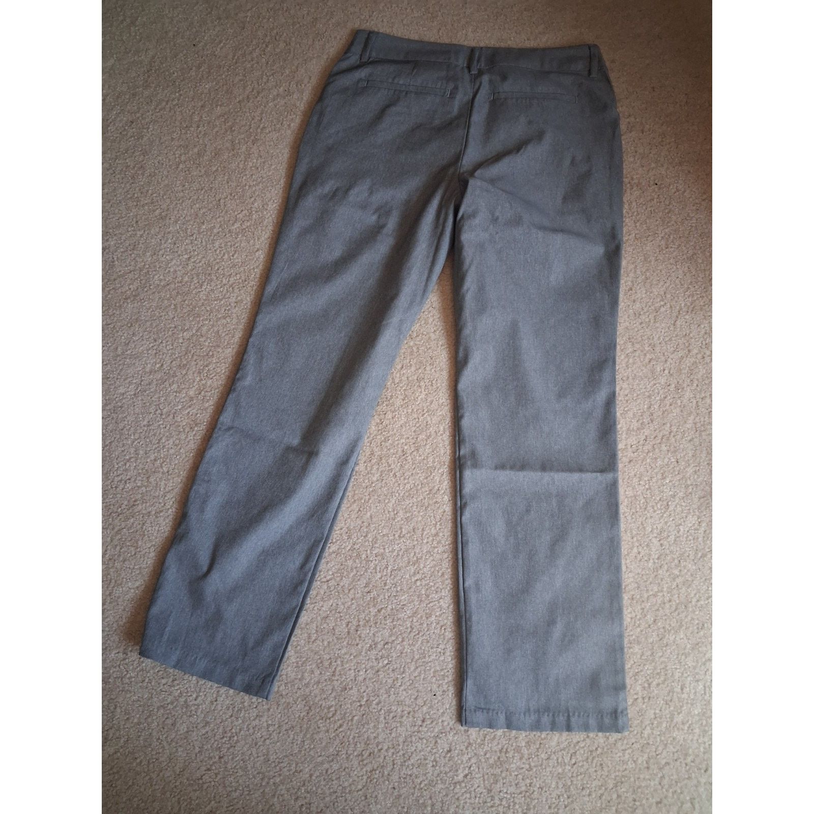 Lee Lee Gray Pants Women Wrinkle Free Size 10 Short Size 32" / US 10 / IT 46 - 4 Thumbnail