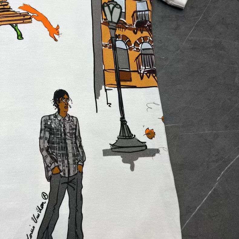 Louis Vuitton Louis Vuitton Short Sleeve Graphic TShirt-2506 Size US M / EU 48-50 / 2 - 5 Thumbnail