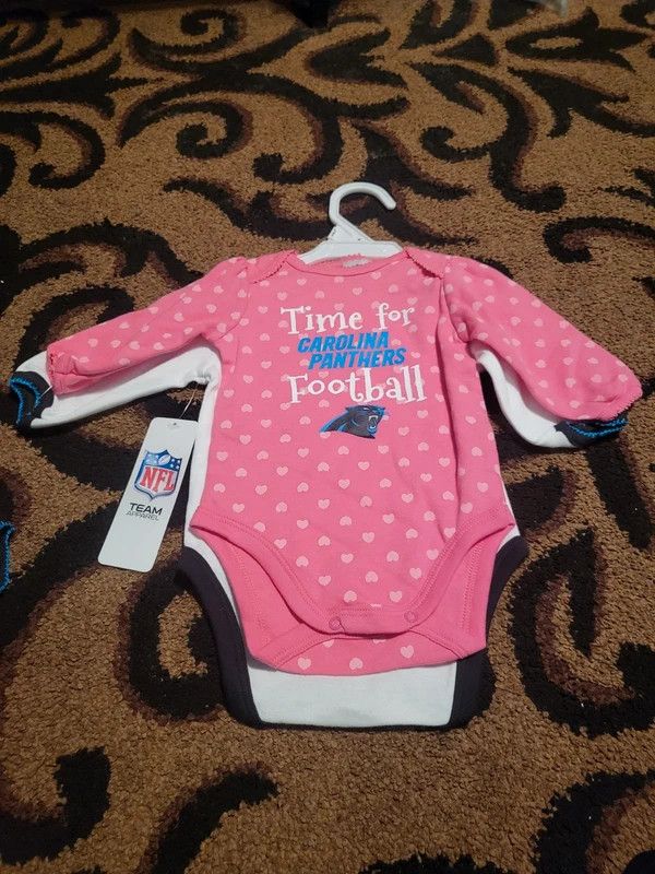 Other NFL Pink Carolina Panthers Girl 2pcs set Size ONE SIZE - 2 Thumbnail