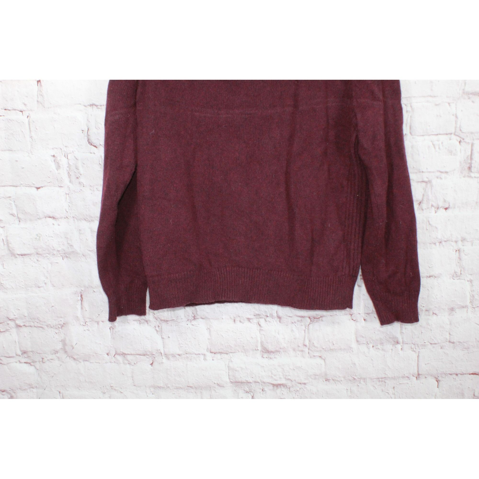 L.L. Bean LL Bean Men's Rangeley Wool Sweater Quarter Zip Size US L / EU 52-54 / 3 - 5 Thumbnail