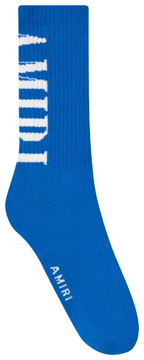 Amiri o1mle1224 Size: 45/46 / Core Logo Sock Carolina in Blue Size ONE SIZE - 2 Thumbnail