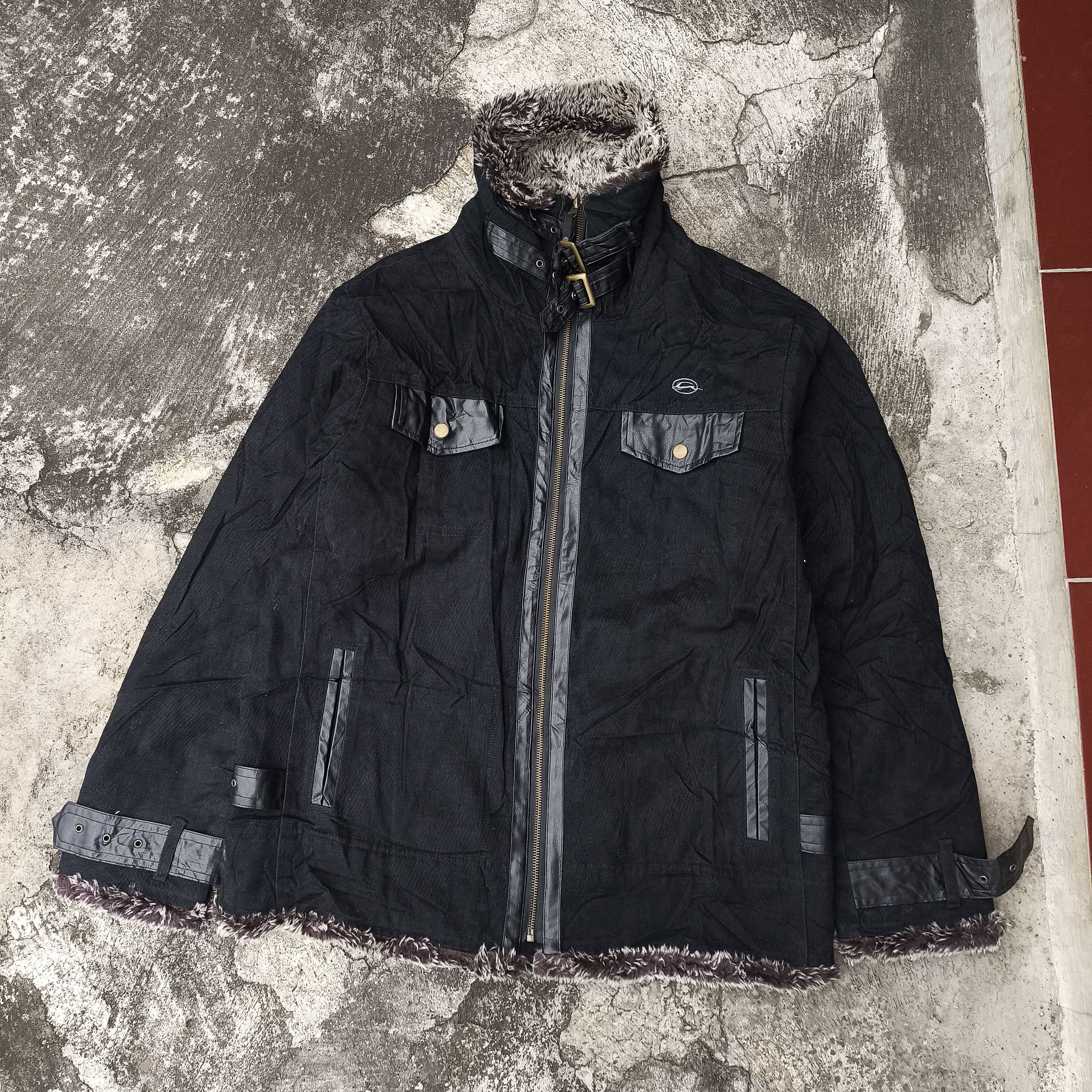 ジャケット・アウター archive Japanese Label fur jacket grunge ジャケット・アウター archive Japanese Label fur jacket