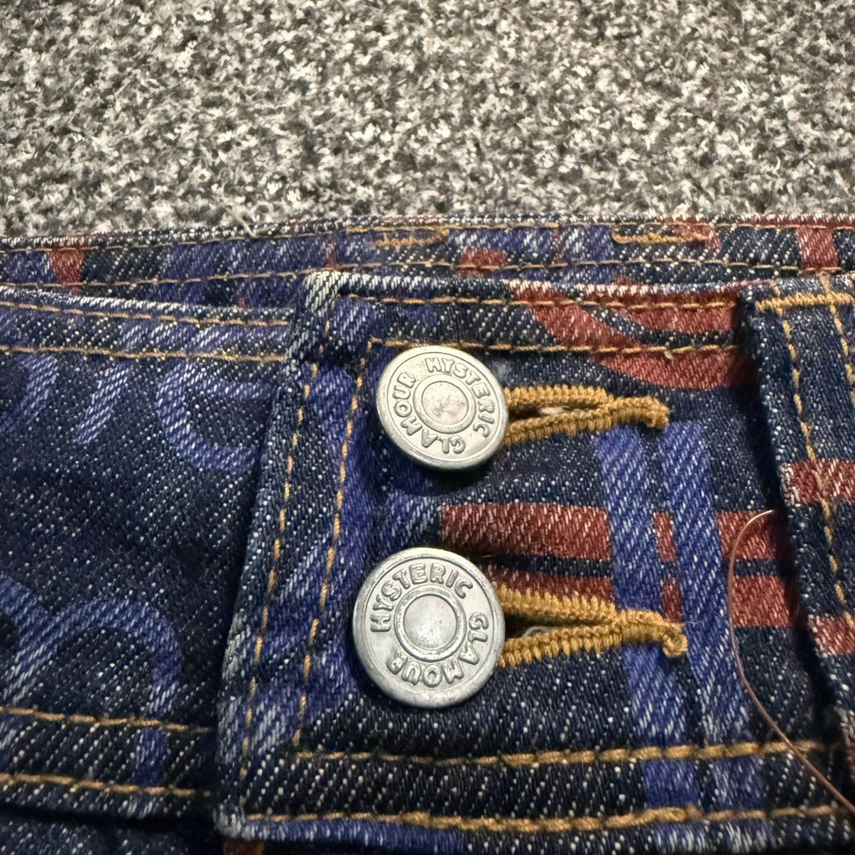 Hysteric Glamour 🔥🇯🇵 Vintage Rare Denim Hysteric Glamour Overprint Skirt Size 28" / US 6 / IT 42 - 11 Thumbnail