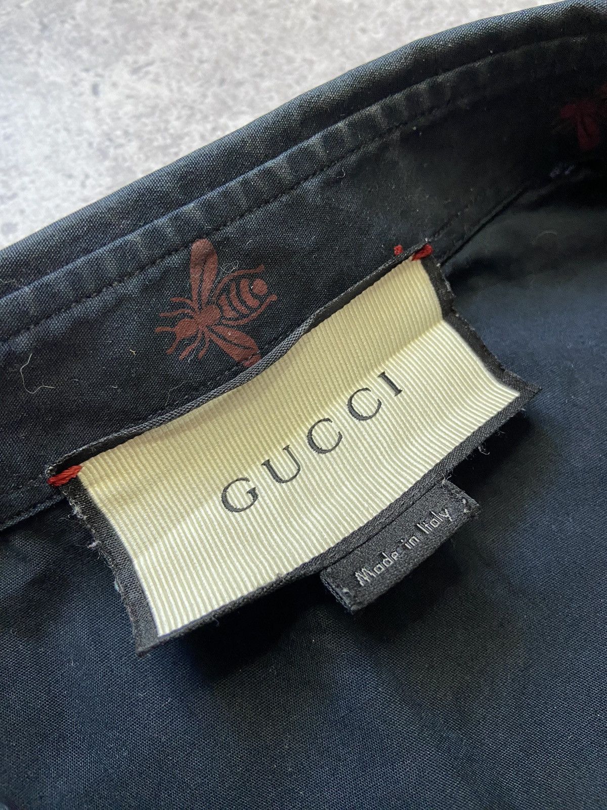 Gucci Gucci Bee Logo Shirt Size US M / EU 48-50 / 2 - 2 Thumbnail