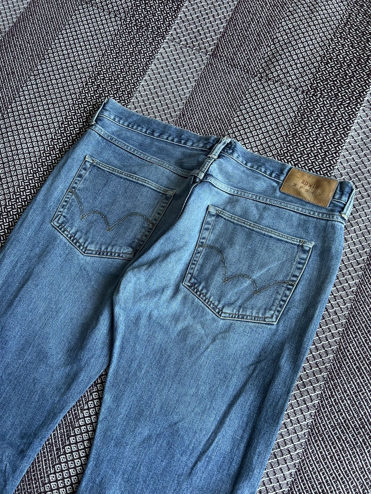 Edwin Vintage Edwin Regular Tapered Japanese Denim Faded Size 36 Size US 36 / EU 52 - 6 Thumbnail