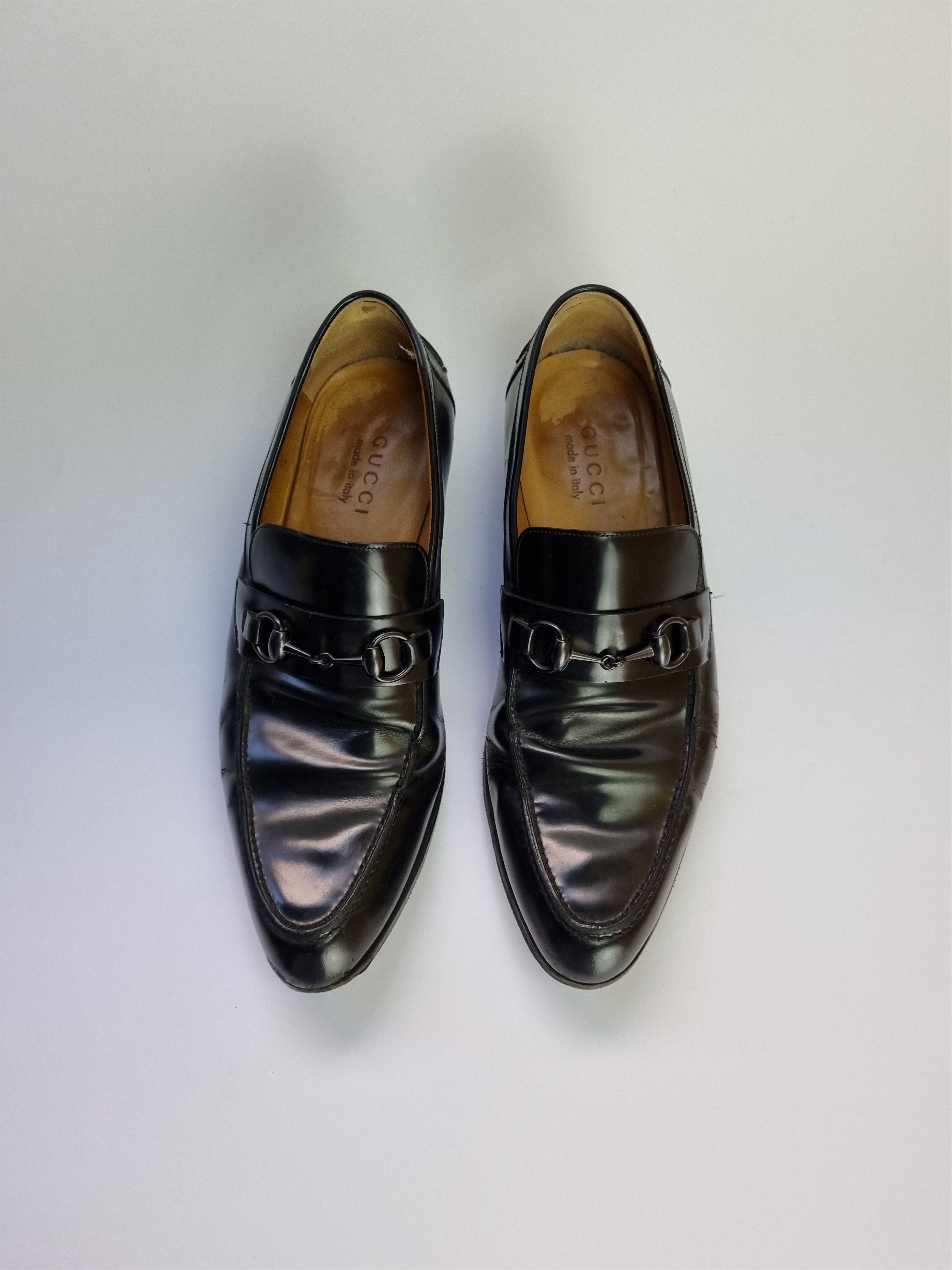 Gucci Vintage Gucci Vibram Leather Loafers Italian Shoes 181808 Size US 7 / EU 40 - 4 Thumbnail