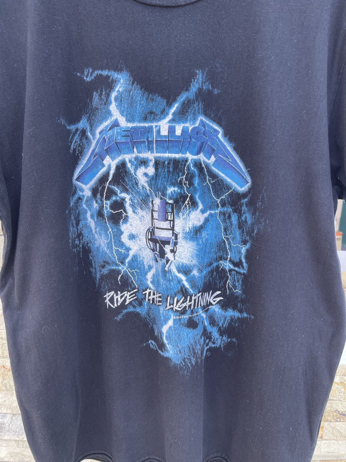 Band Tees Last Drop🔥Vtg y2k Metallica Ride The Lightning Rock Band Tee Size US L / EU 52-54 / 3 - 2 Thumbnail