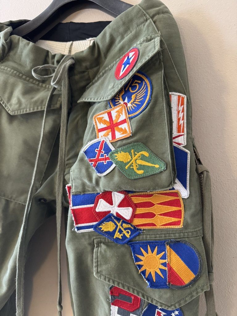 Greg Lauren Zip Lounge Pant w/patches Size US 30 / EU 46 - 3 Thumbnail