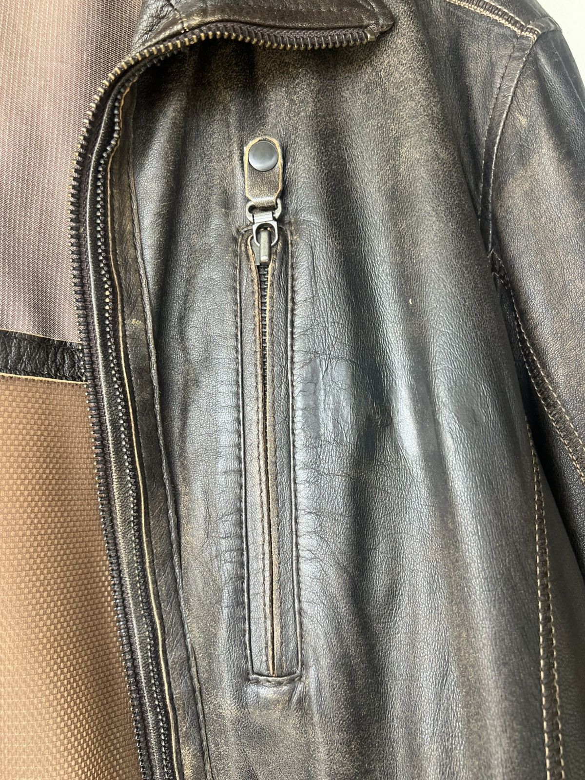 Gimo's Gino’s Brown leather Jacket Size US L / EU 52-54 / 3 - 7 Thumbnail