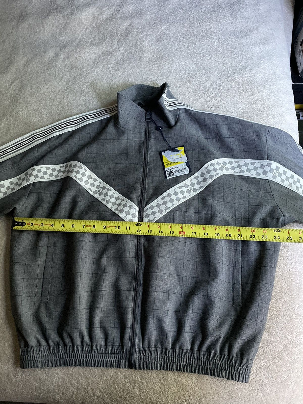 Louis Vuitton Louis Vuitton Grey Damier Tailored Track Jacket Size US XL / EU 56 / 4 - 8 Thumbnail