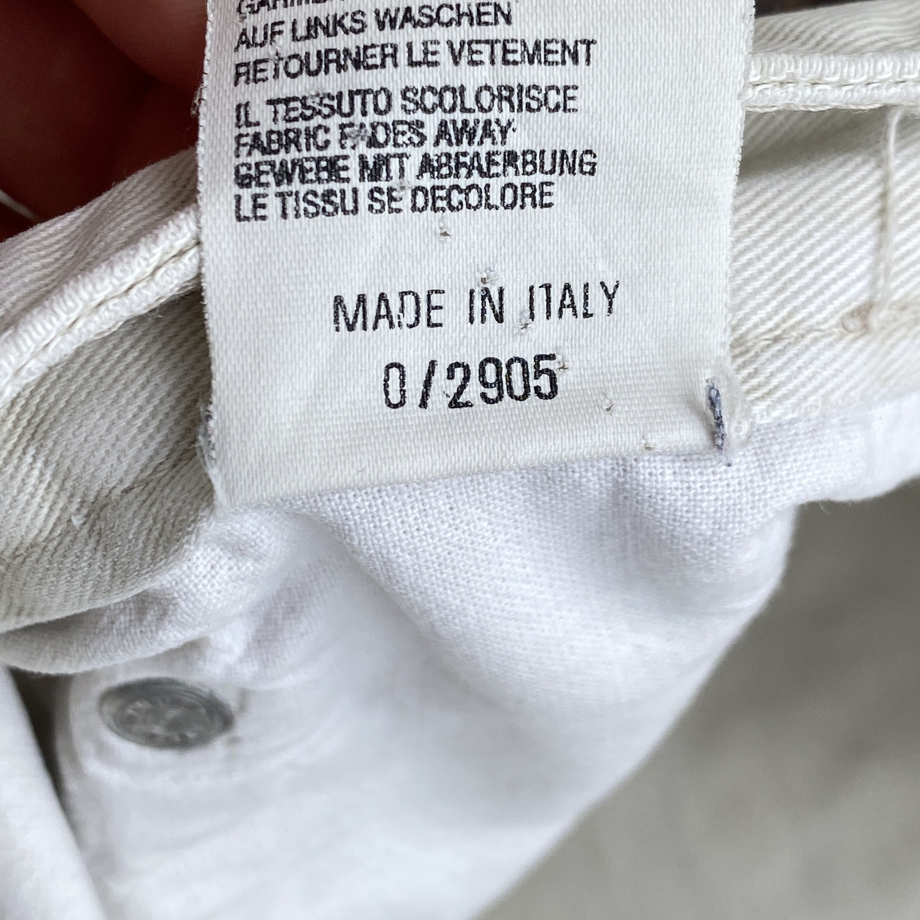 Carlo Colucci × Vintage Carlo Colucci vintage beige jeans - 36 x 34 Size US 36 / EU 52 - 9 Thumbnail