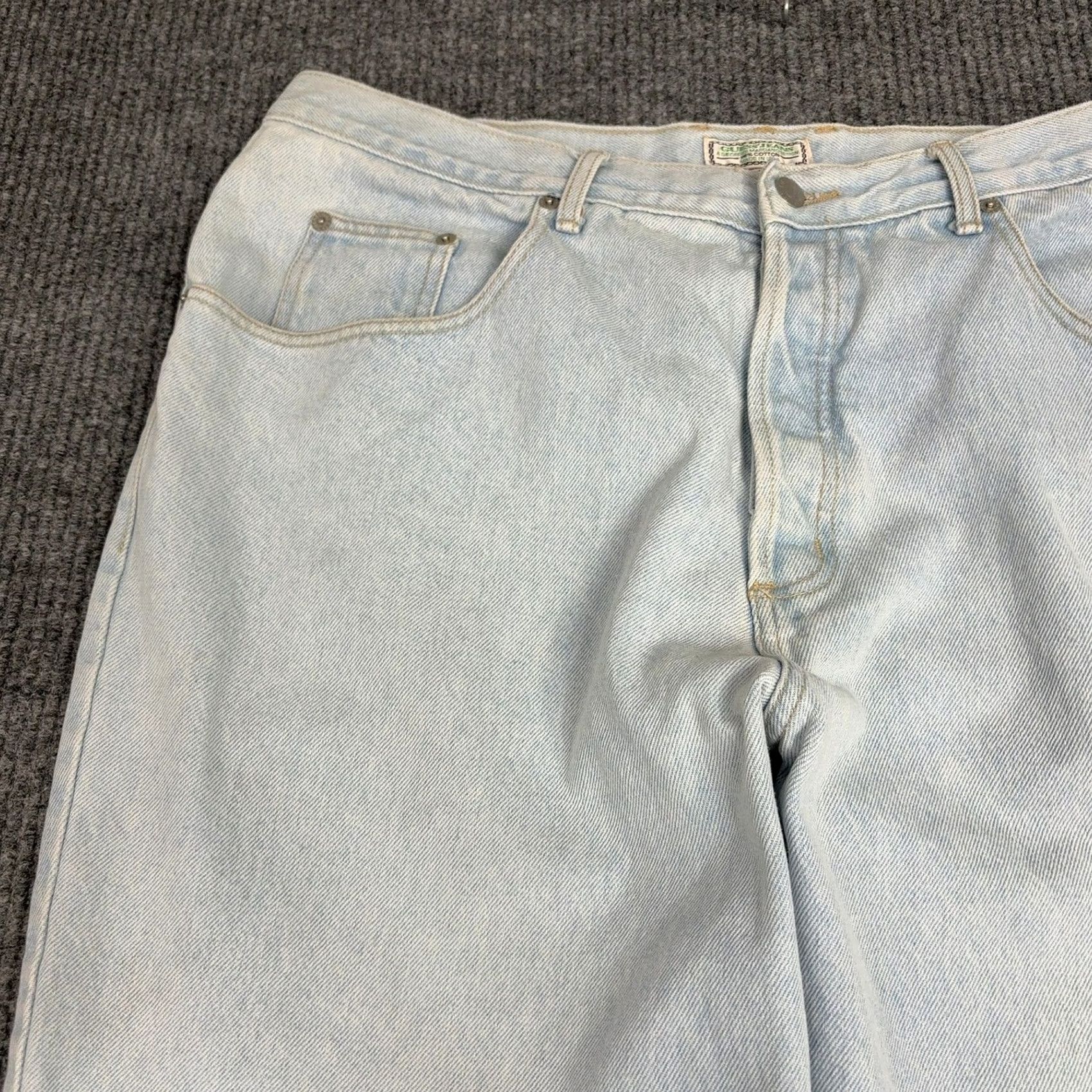 Guess Vintage Guess Jeans Mens 42 Light Blue High Rise Relaxed Tapered Made in USA Size US 42 / EU 58 - 3 Thumbnail
