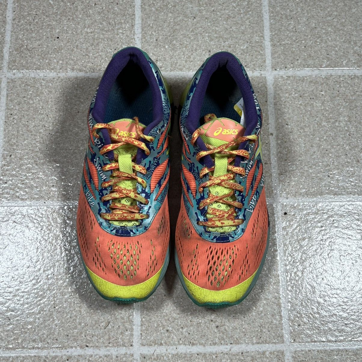 Asics ASICS Gel Noosa Tri 10 Shoes Multicolor Running Sneakers Size US 7 / IT 37 - 2 Thumbnail