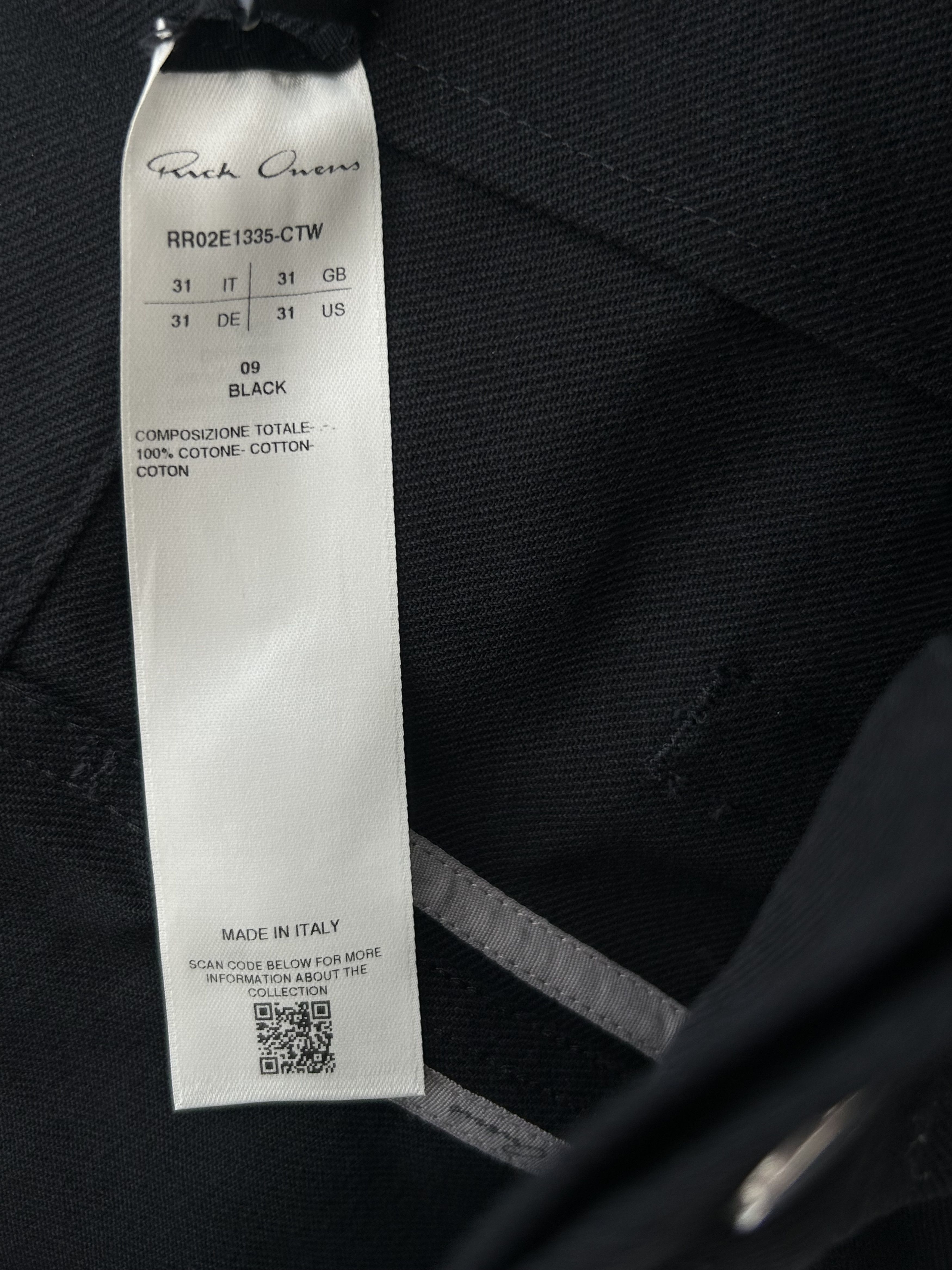 Rick Owens Black Bolan Flared Jeans