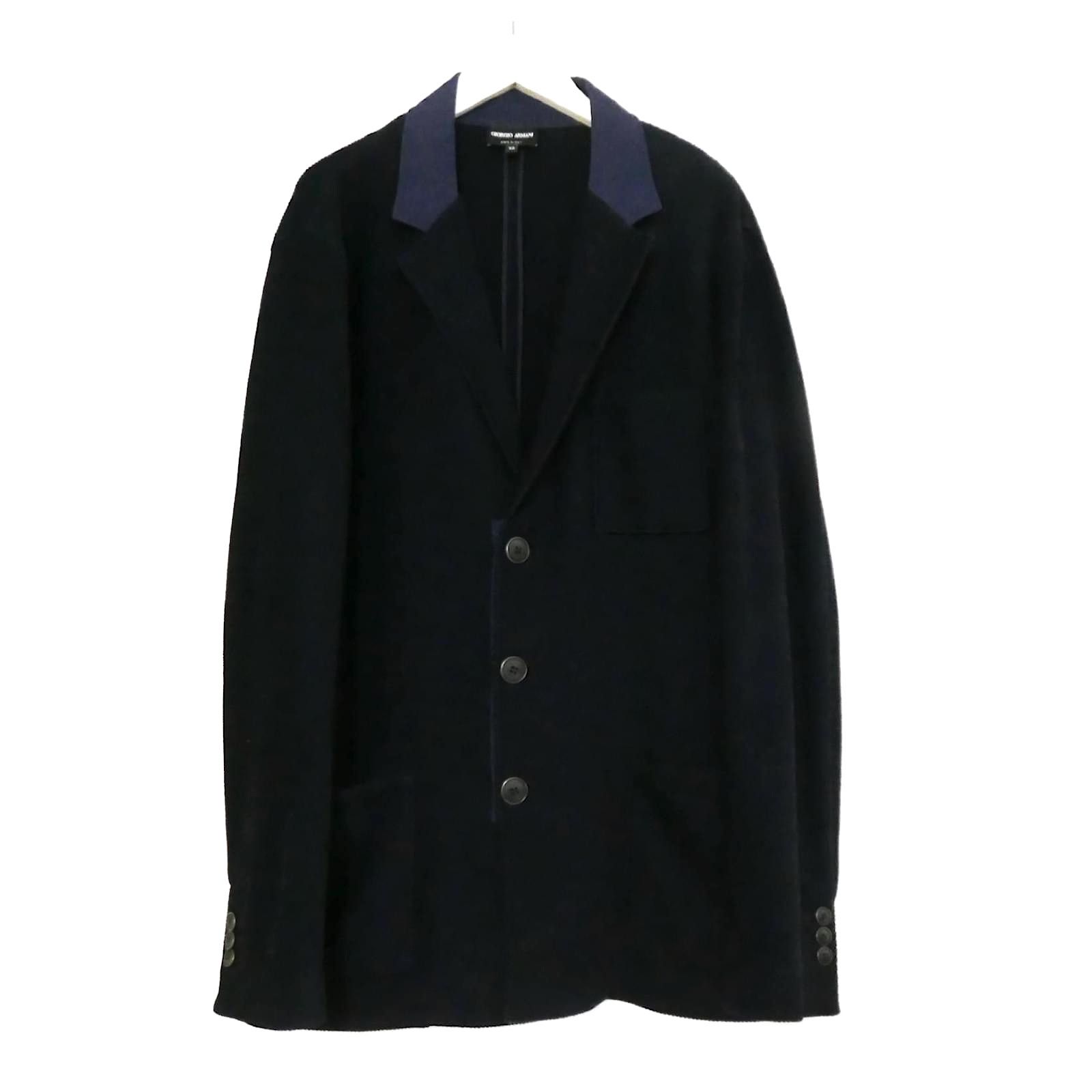 Giorgio Armani Giorgio Armani Upton Line Stretch Chenille Jacket Size US M / EU 48-50 / 2 - 1 Thumbnail