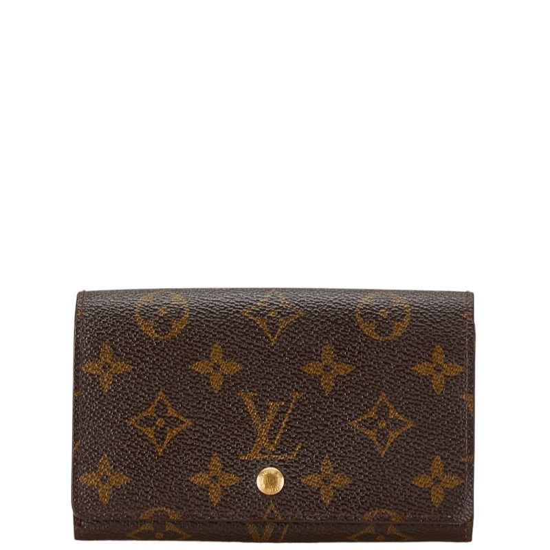 Louis Vuitton Louis Vuitton Louis Vuitton Monogram Bifold Wallet M61730 Brown PVC Leather Canvas Short Wallet M61730 in Very Good Condition Size ONE SIZE - 1 Thumbnail