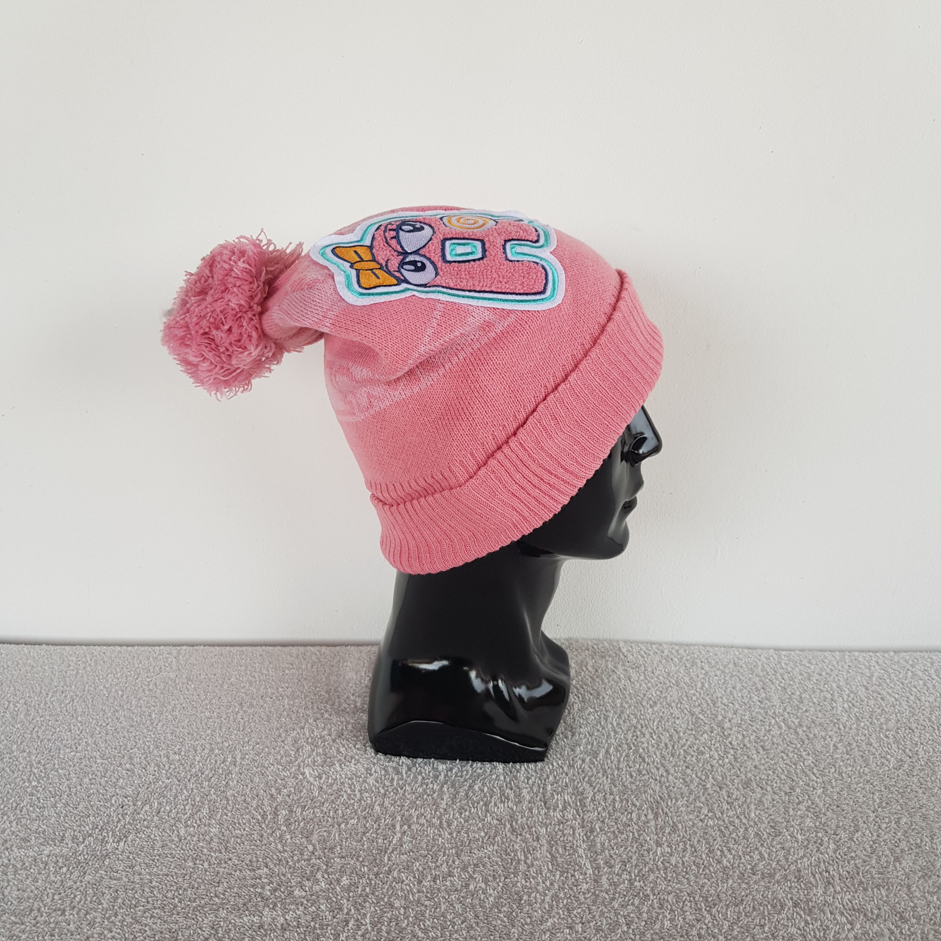 Japanese Brand Vintage Cartoon Beanie Funny Snow Ribbed Knit Caps Hats. Size ONE SIZE - 4 Thumbnail