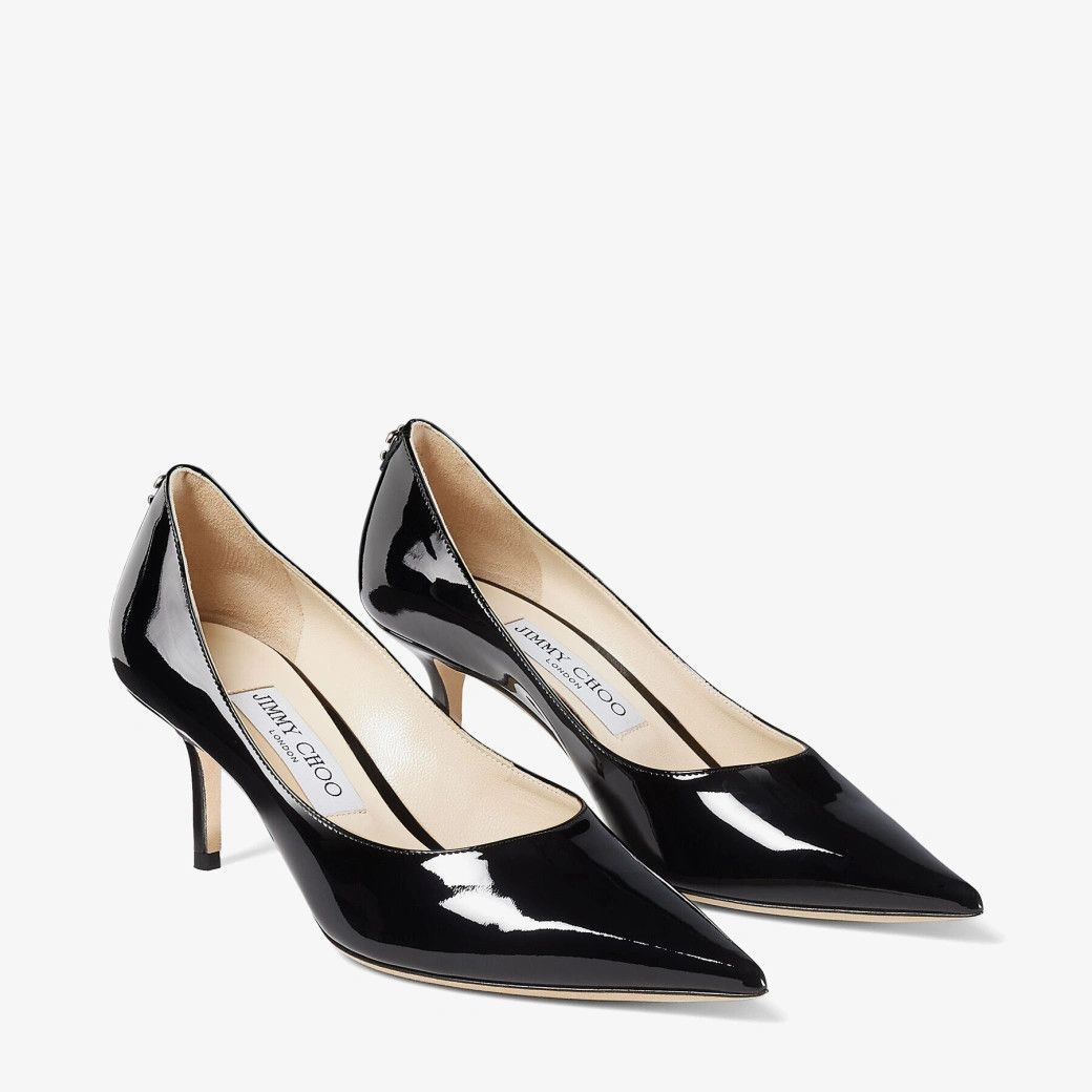 Jimmy Choo o1s22i1n1024 Love 65 Pumps in Black Size US 10 / IT 40 - 2 Thumbnail