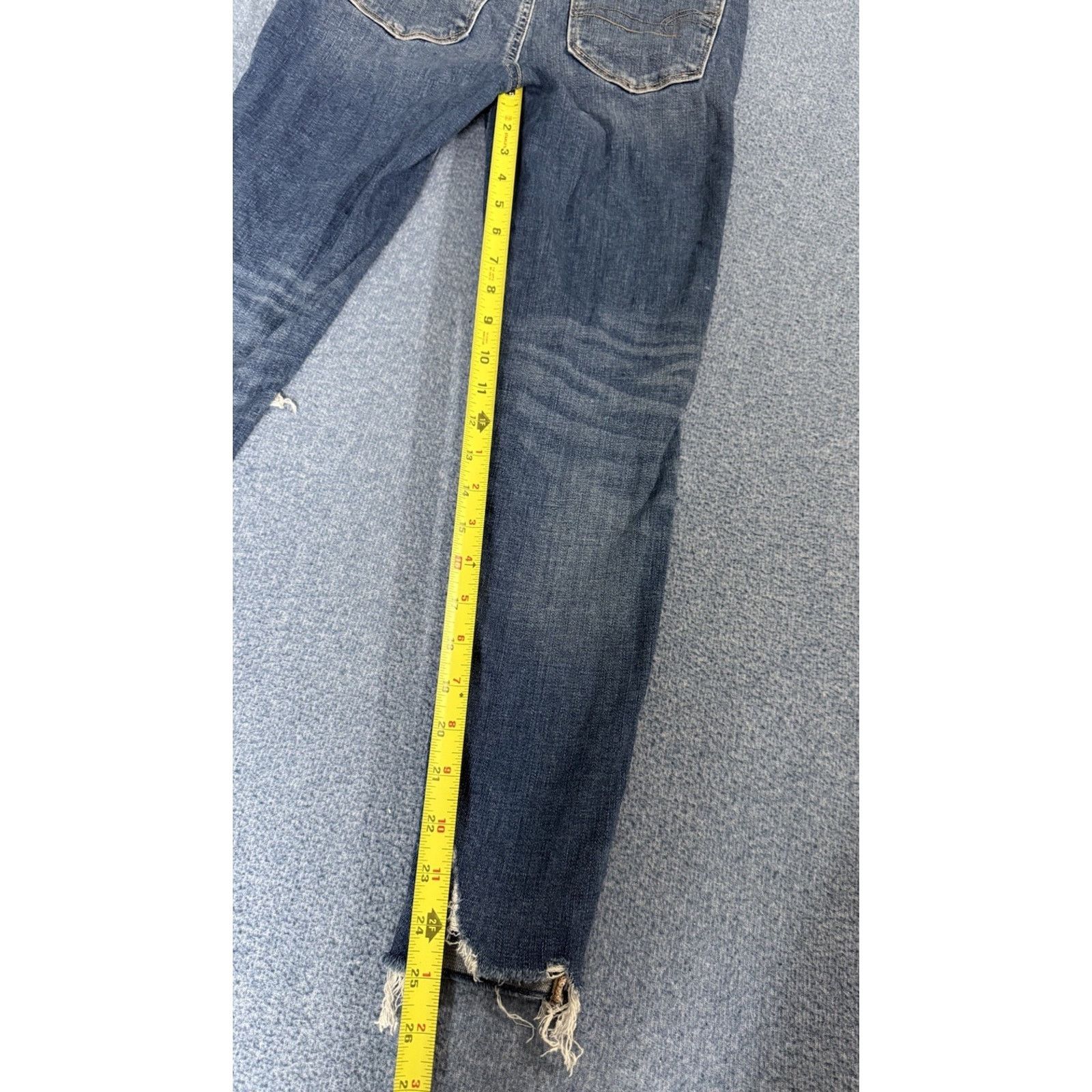 American Eagle Outfitters American Eagle Jeans Womens 4 Denim Pants Super Hi Rise Size 27" / US 4 / IT 40 - 6 Thumbnail