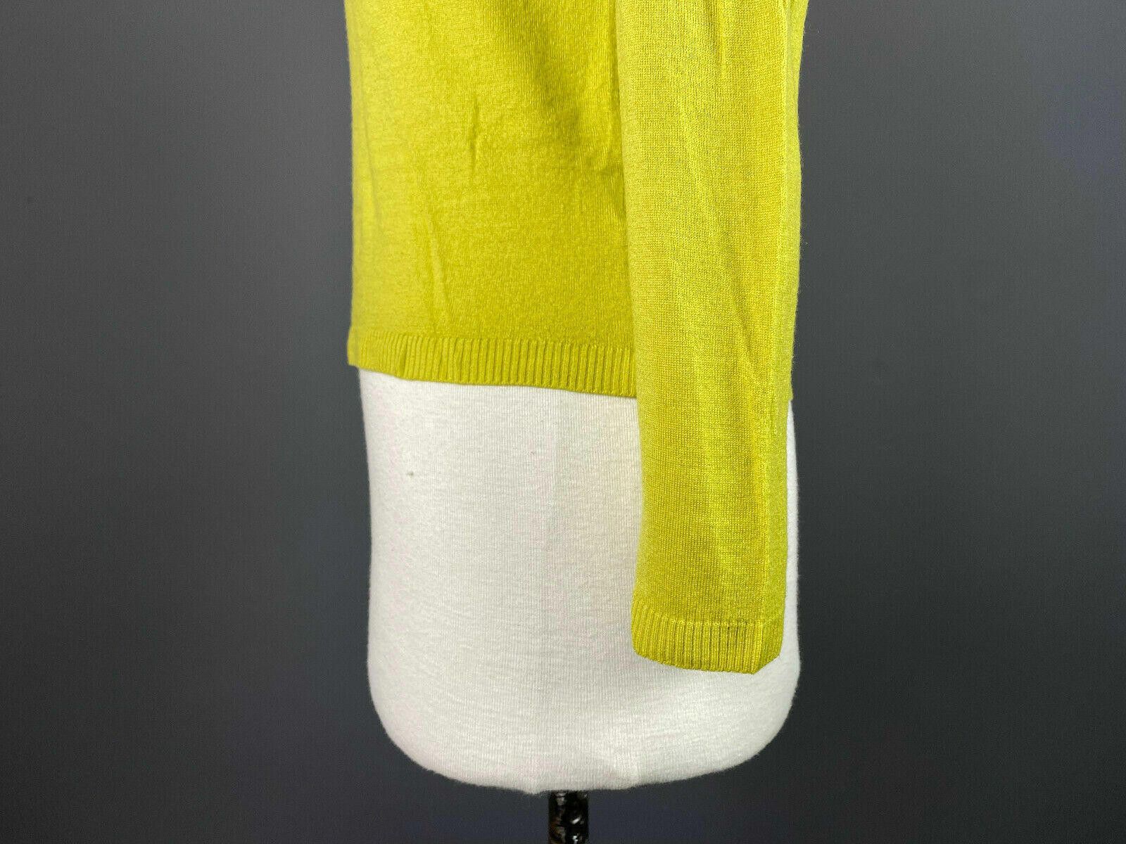 Designer Ladies Bitte Kai Rand Yellow Wool Crew Neck Sweater Size M Size M / US 6-8 / IT 42-44 - 5 Thumbnail