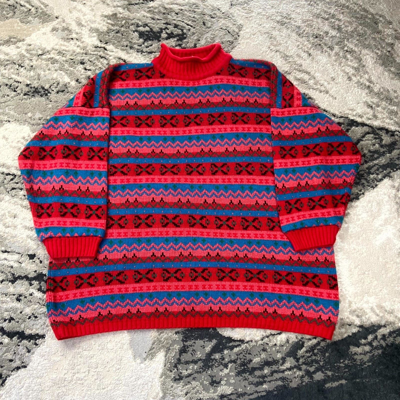 & Other Stories Vintage Stefano International Sweater Womens One Size Red Size ONE SIZE - 1 Thumbnail