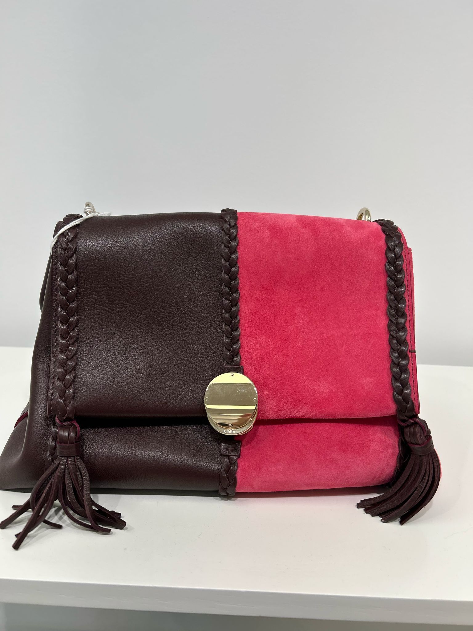 Chloe oc11z0525 Size: OS / Penelope Crossbody Bag in Brown/Red Size ONE SIZE - 2 Thumbnail