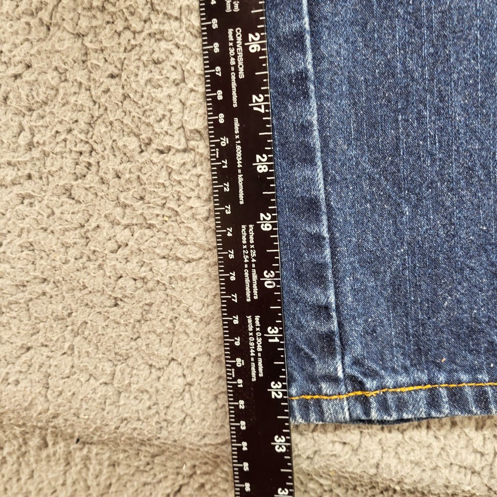 Dickies Dickies Jeans Mens 34 x 30 Straight Leg Denim Blue Work Pants Regular 5-Pocket 29x32 Size US 34 / EU 50 - 5 Thumbnail