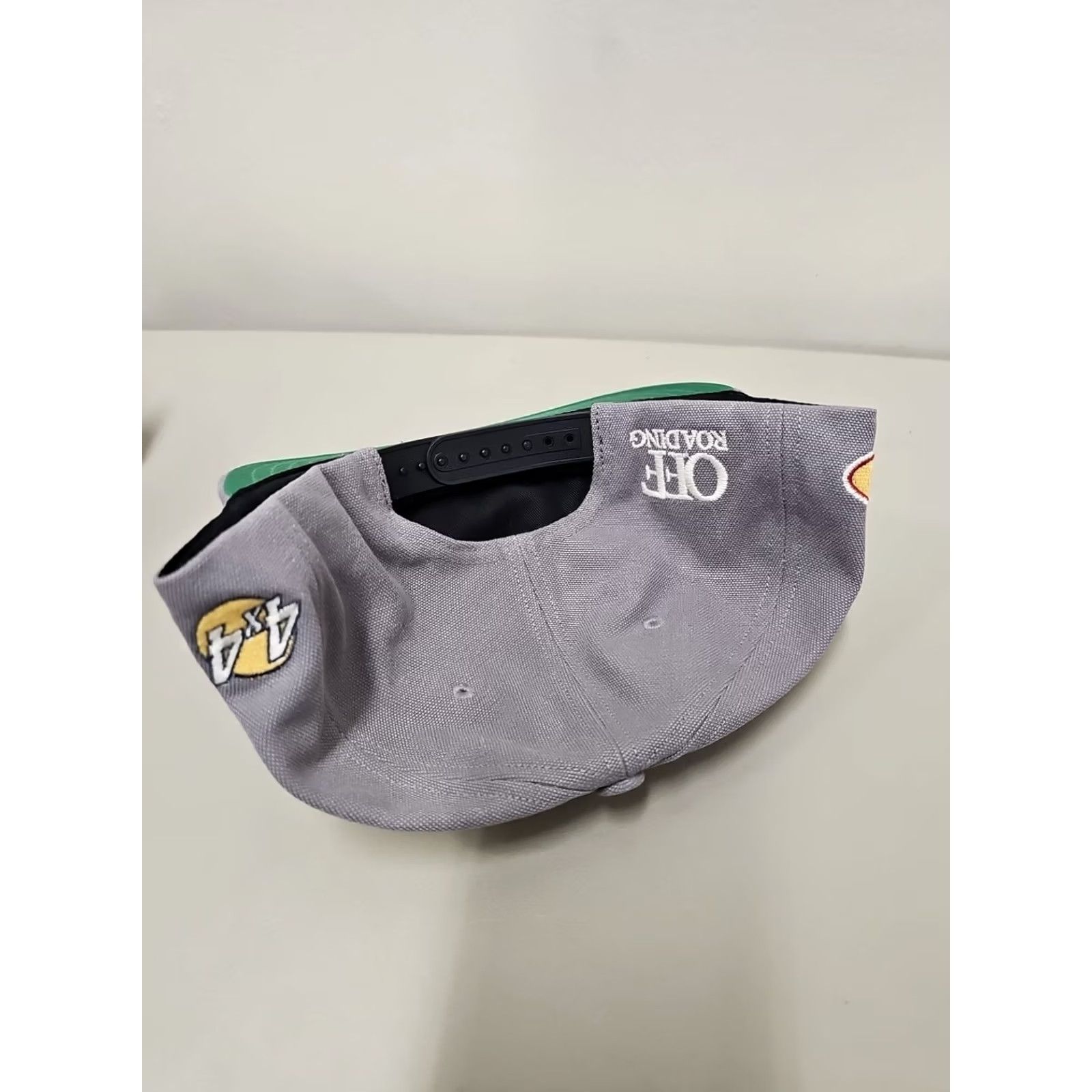 Rhude Rhude Baseball Cap Logo Embroidered Cotton Canvas Snapback Black Men One Size Sports Vintage Authentic Deadstock New Size ONE SIZE - 4 Thumbnail