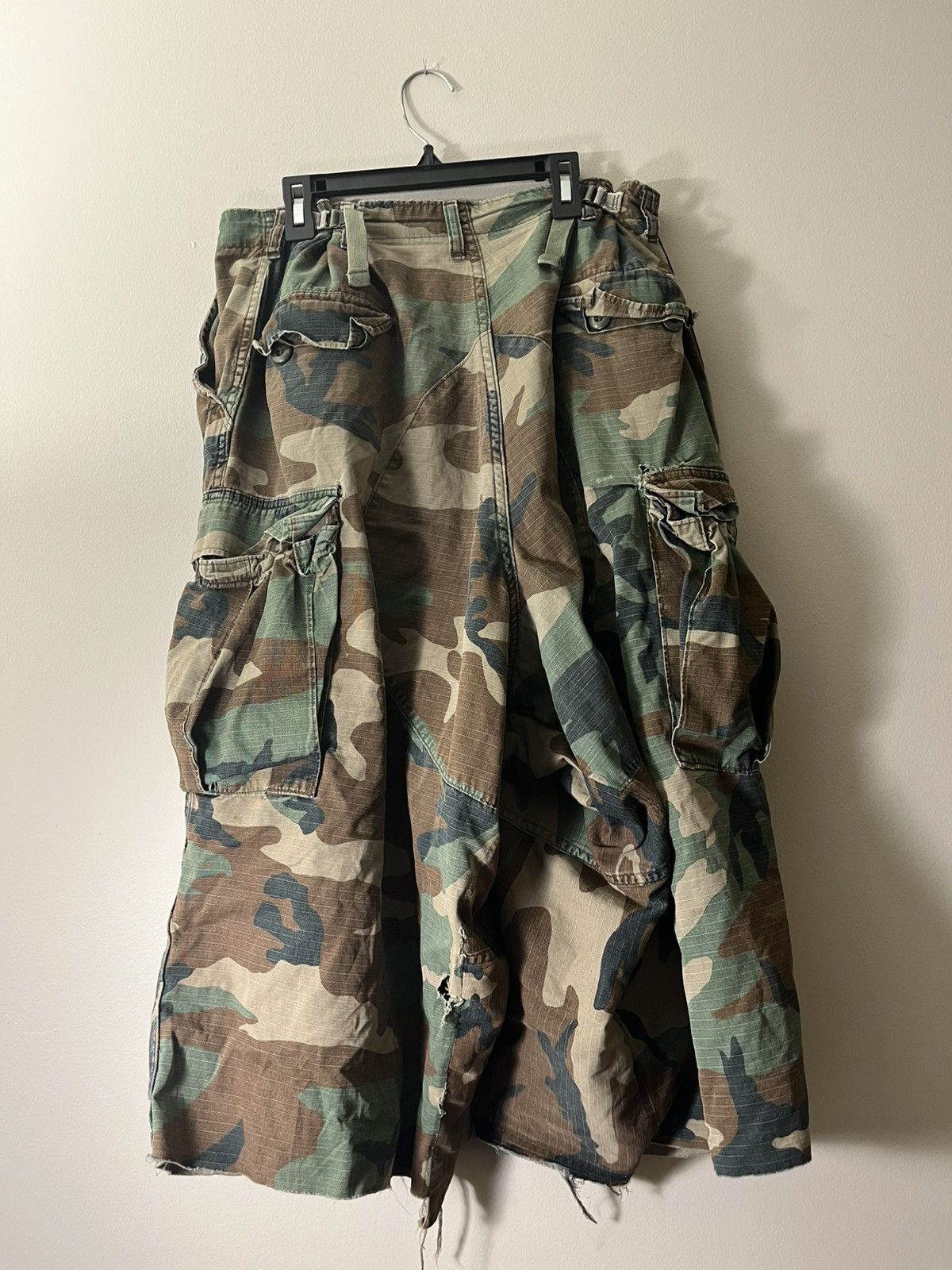 1980s Reworked Military cargo Fatigue