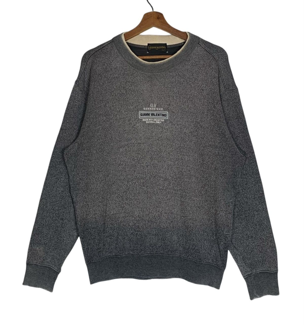 Gianni Valentino Vintage Giani Valentino Italy Designer StreetWear Sweatshir Size US M / EU 48-50 / 2 - 1 Thumbnail