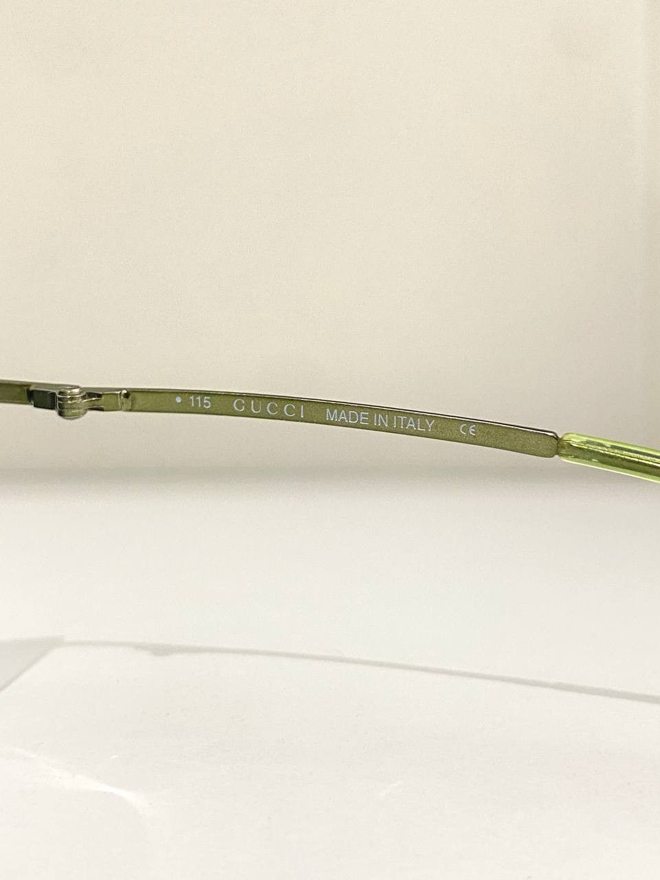 Gucci Gucci GG Logo Rimless Mask Oversized Sunglasses Vintage Y2K Size ONE SIZE - 14 Thumbnail