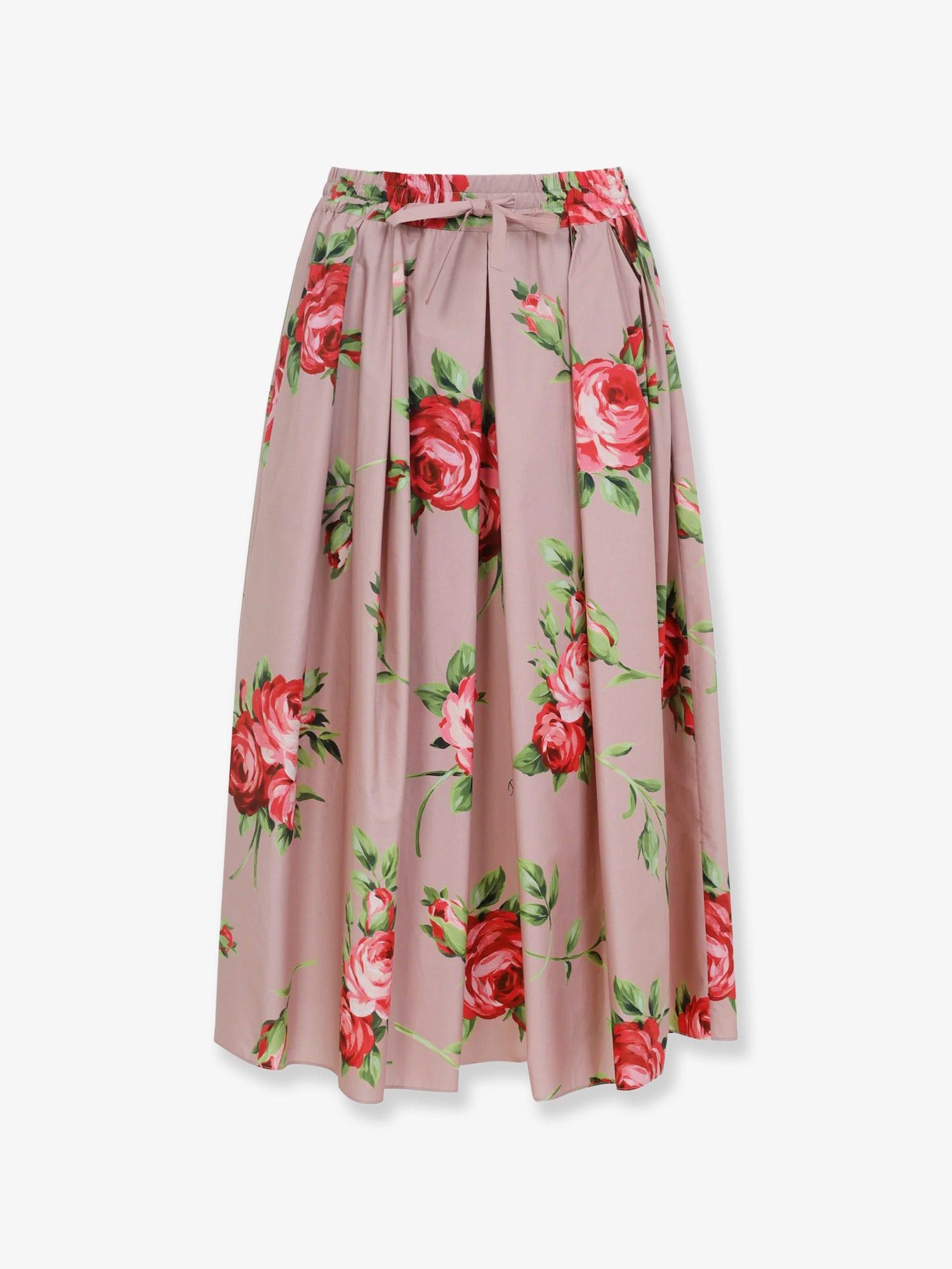 Dolce & Gabbana Cotton Skirt With Iconic Print Size 28" / US 6 / IT 42 - 1 Thumbnail