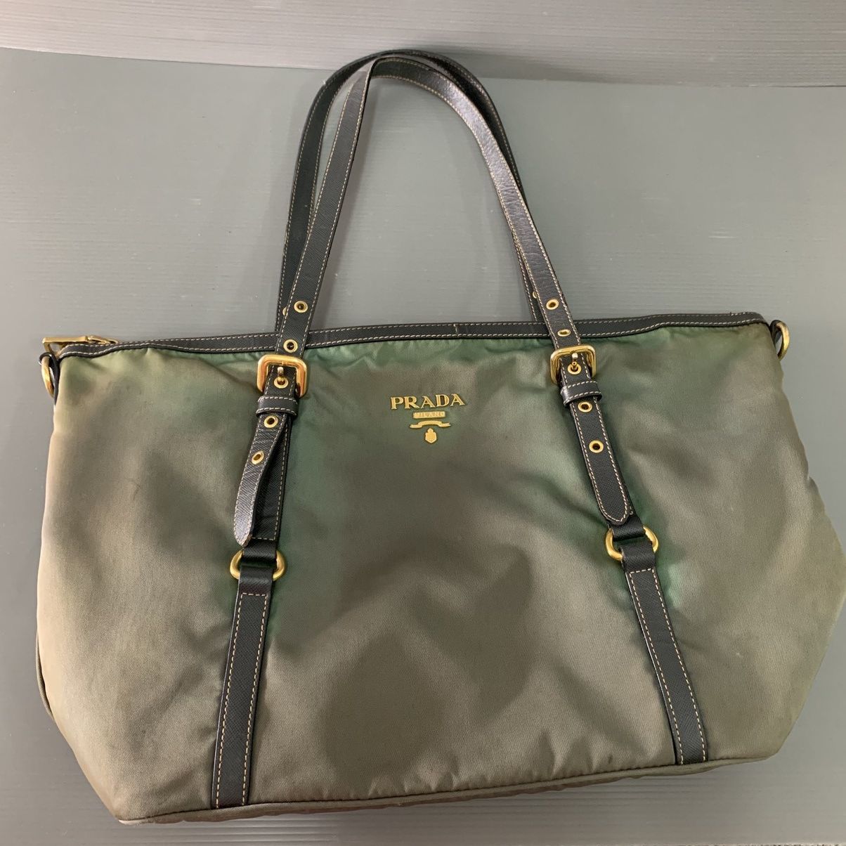 Prada Prada Nylon Tote Handbag Size ONE SIZE - 11 Thumbnail