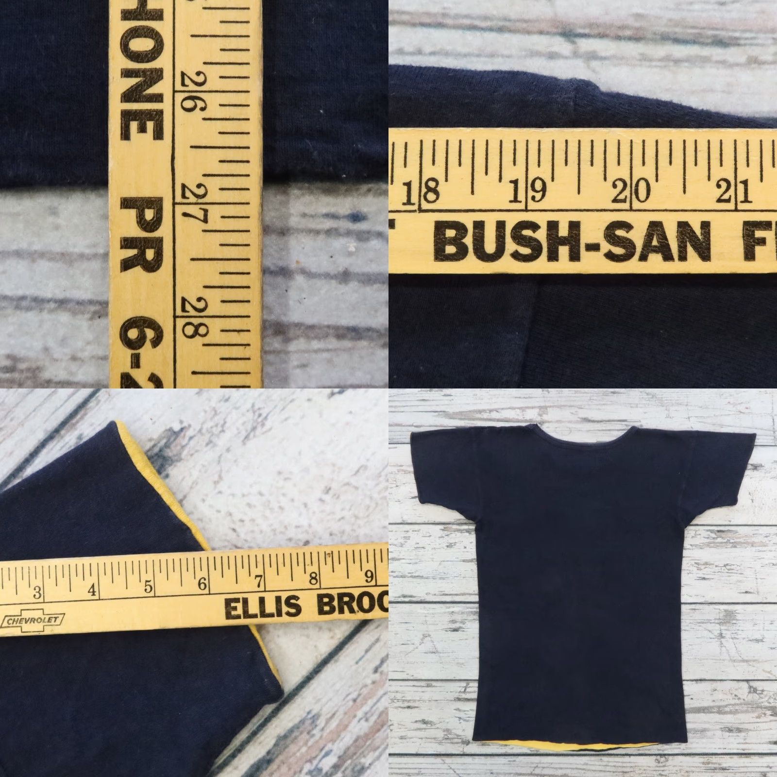 Vintage Vintage Wilton Physical Education Double Sided Gym Shirt L Blue Mens T-Shirt Size US L / EU 52-54 / 3 - 8 Thumbnail
