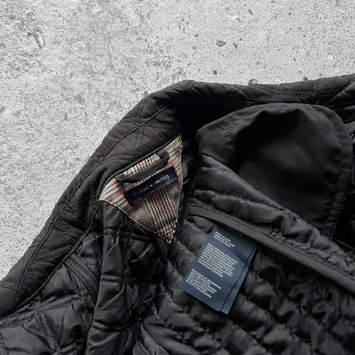 Designer × Tommy Hilfiger Tommy Hilfiger Wmns Black Quilted Jacket Long Sleeve Pockets Size S / US 4 / IT 40 - 8 Thumbnail