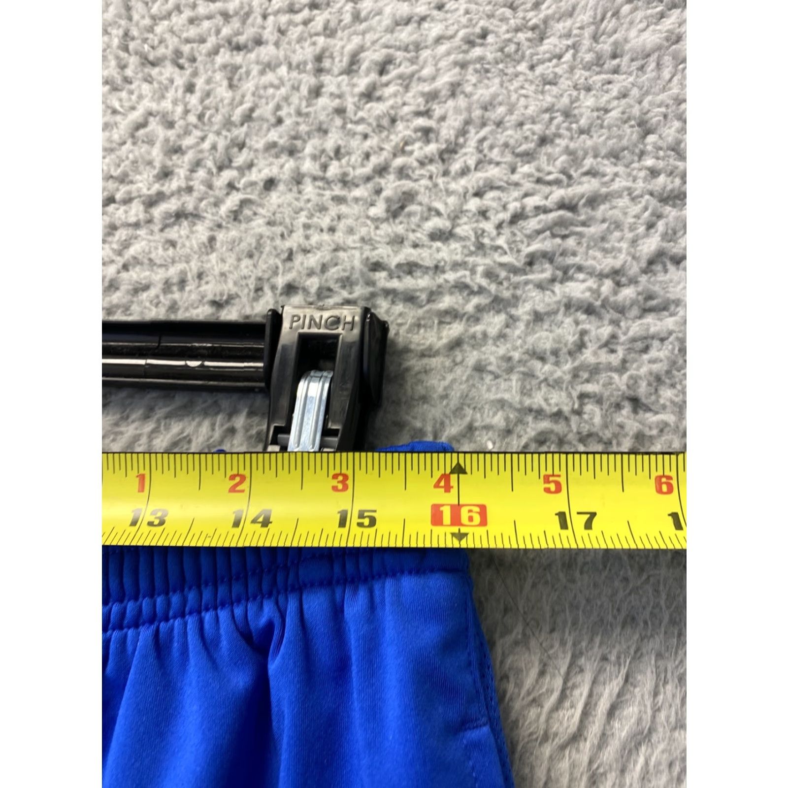 Nike NIKE Dri-Fit Blue Shorts Men's Large Elastic Waist Solid Sports Regular Inseam 8 Size US 33 - 3 Thumbnail