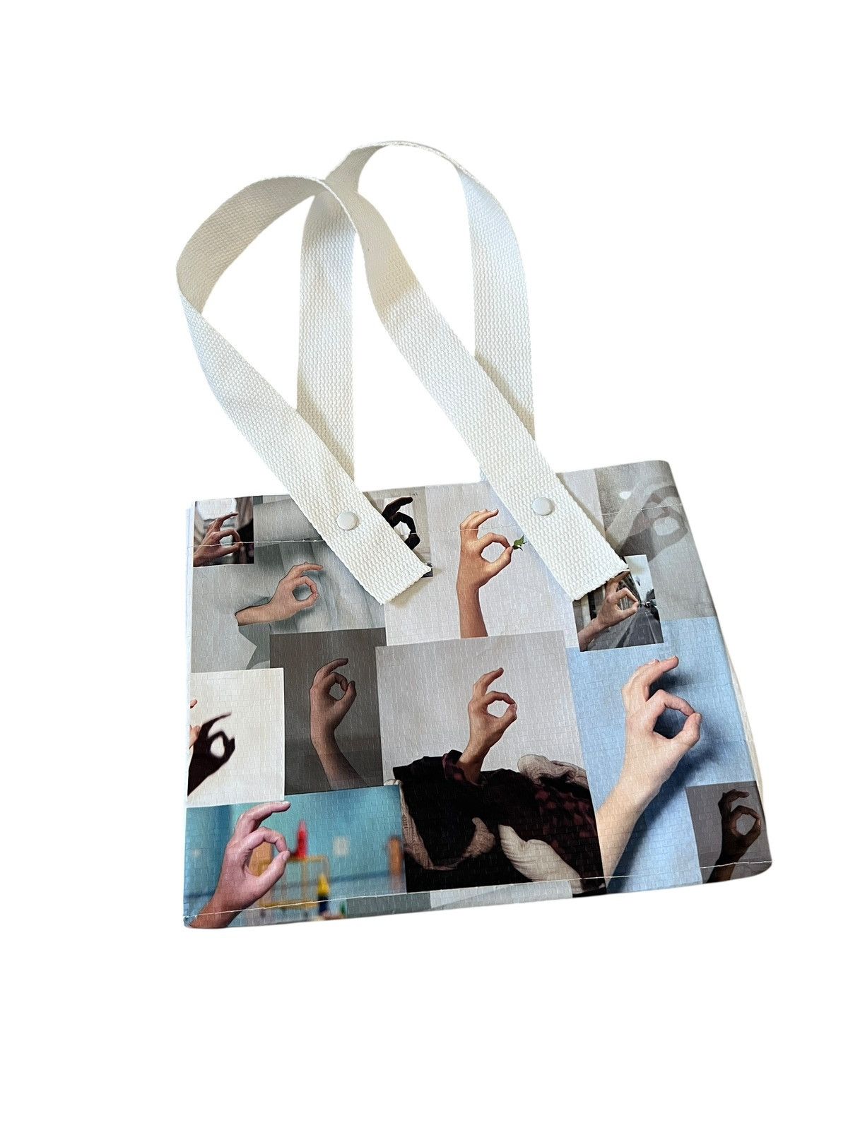Maison Margiela MM6 Hand Print Mini Tote Bag Size ONE SIZE - 3 Thumbnail