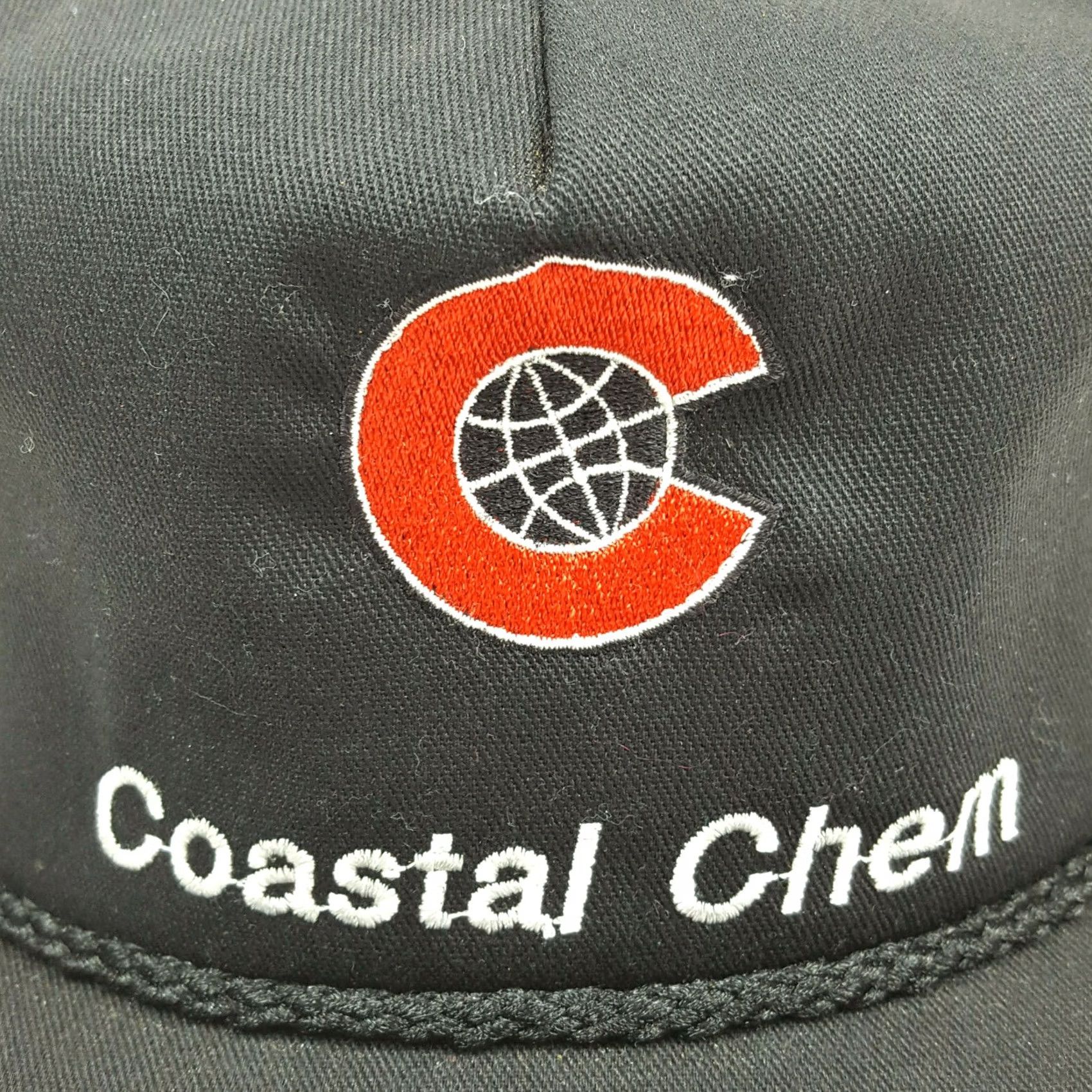 J Brand VINTAGE K-Brand Coastal Chem Trucker Hat Cap Men's Adjustable Black Vintage USA Made Size ONE SIZE - 2 Thumbnail