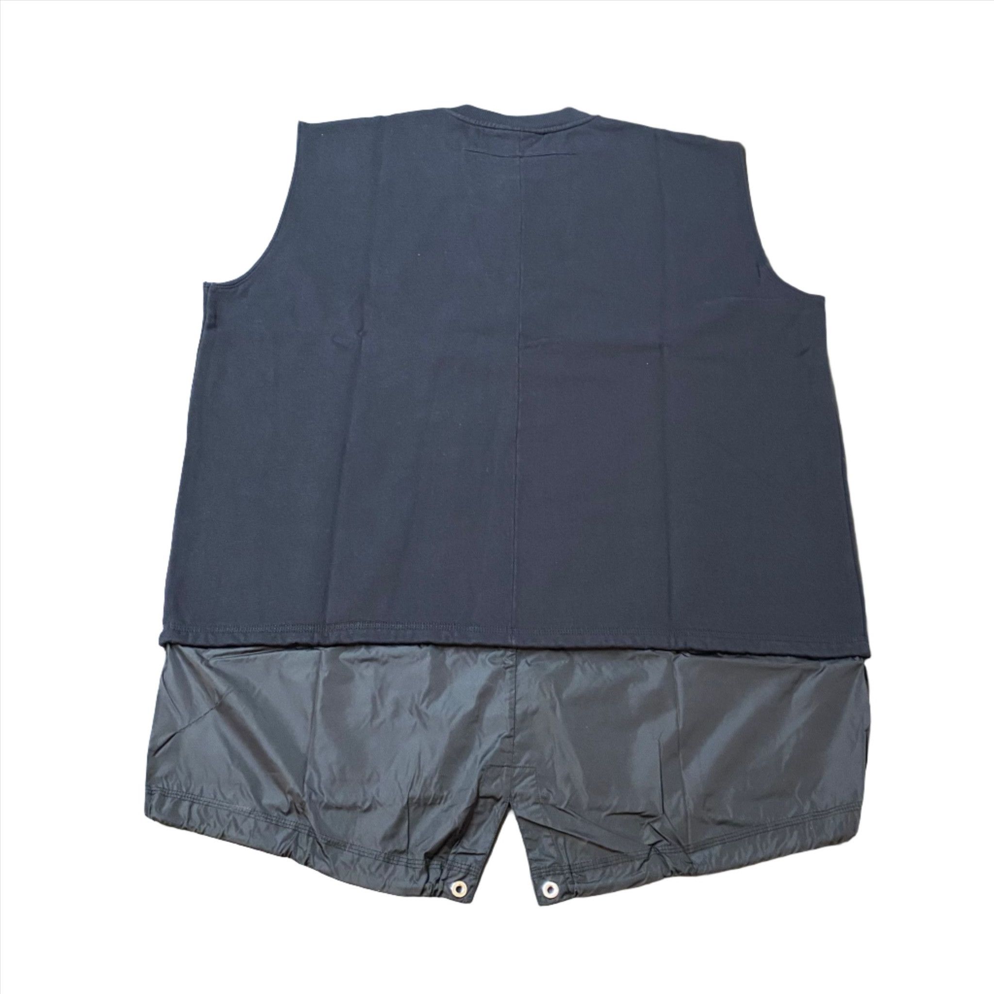 Givenchy Black Nylon Hem Tank top Size US XXL / EU 58 / 5 - 3 Thumbnail