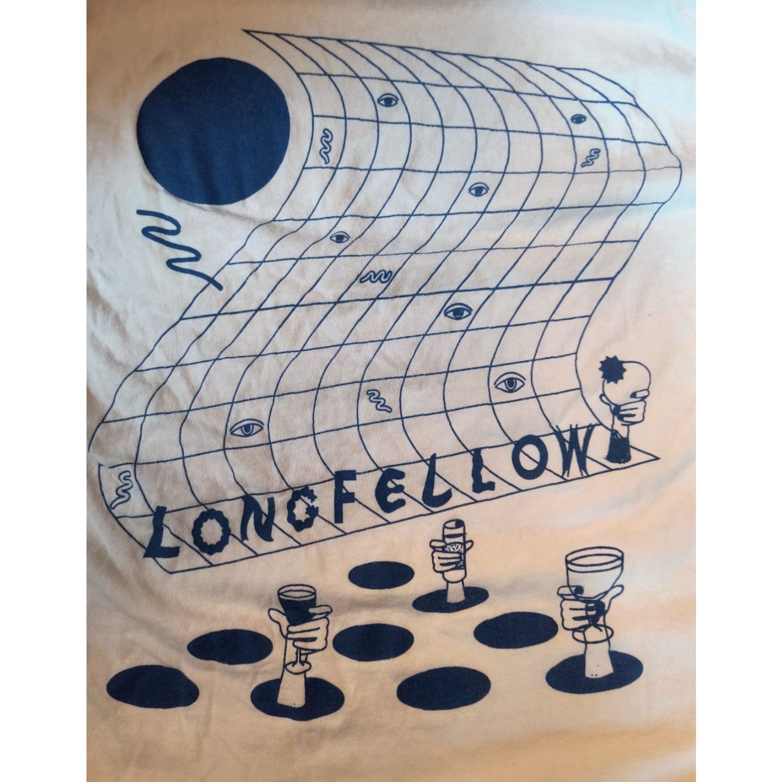 Gildan Gildan T-Shirt Pocket Longfellow Cincinnati White 100% Cotton Unisex S GUC 2010s Mens Girls Boys Size US S / EU 44-46 / 1 - 2 Thumbnail