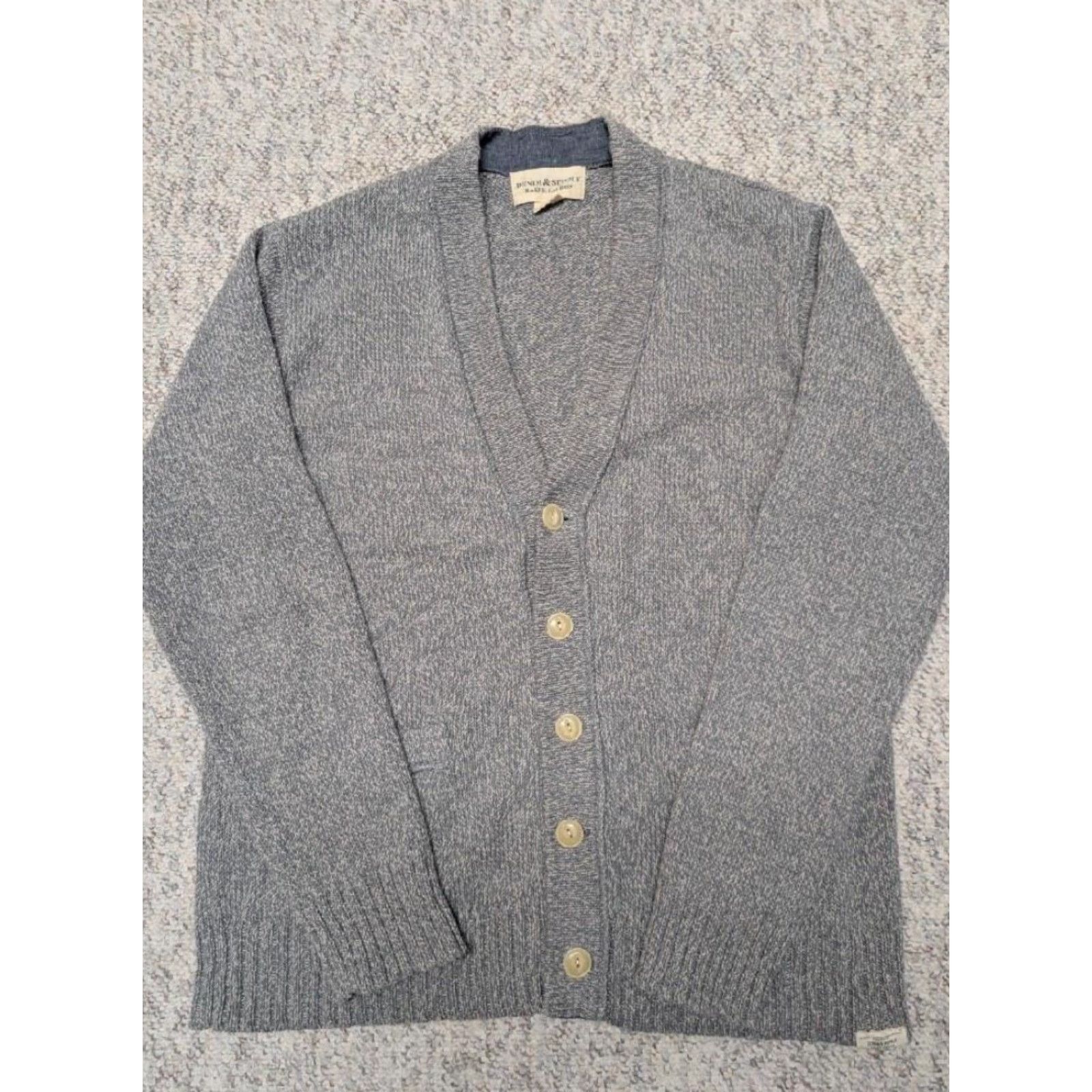 Ralph Lauren VINTAGE DENIM & SUPPLY Ralph Lauren Cardigan L Sweater Gray Cotton Knit Mens Size US L / EU 52-54 / 3 - 2 Thumbnail