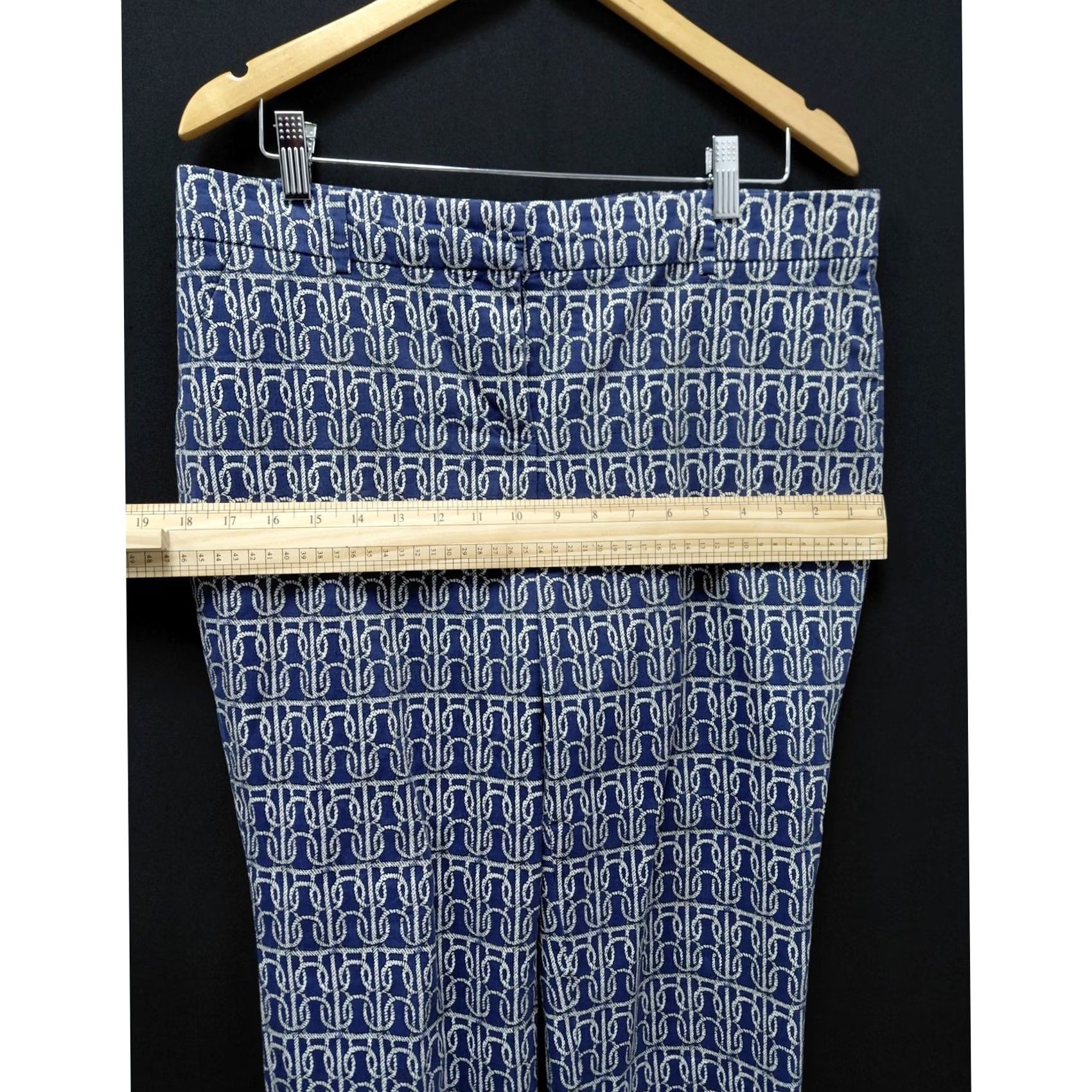 J.Crew J.CREW Cafe Capri Blue Women Size 10 Pants - Clothing Size 32" / US 10 / IT 46 - 6 Thumbnail