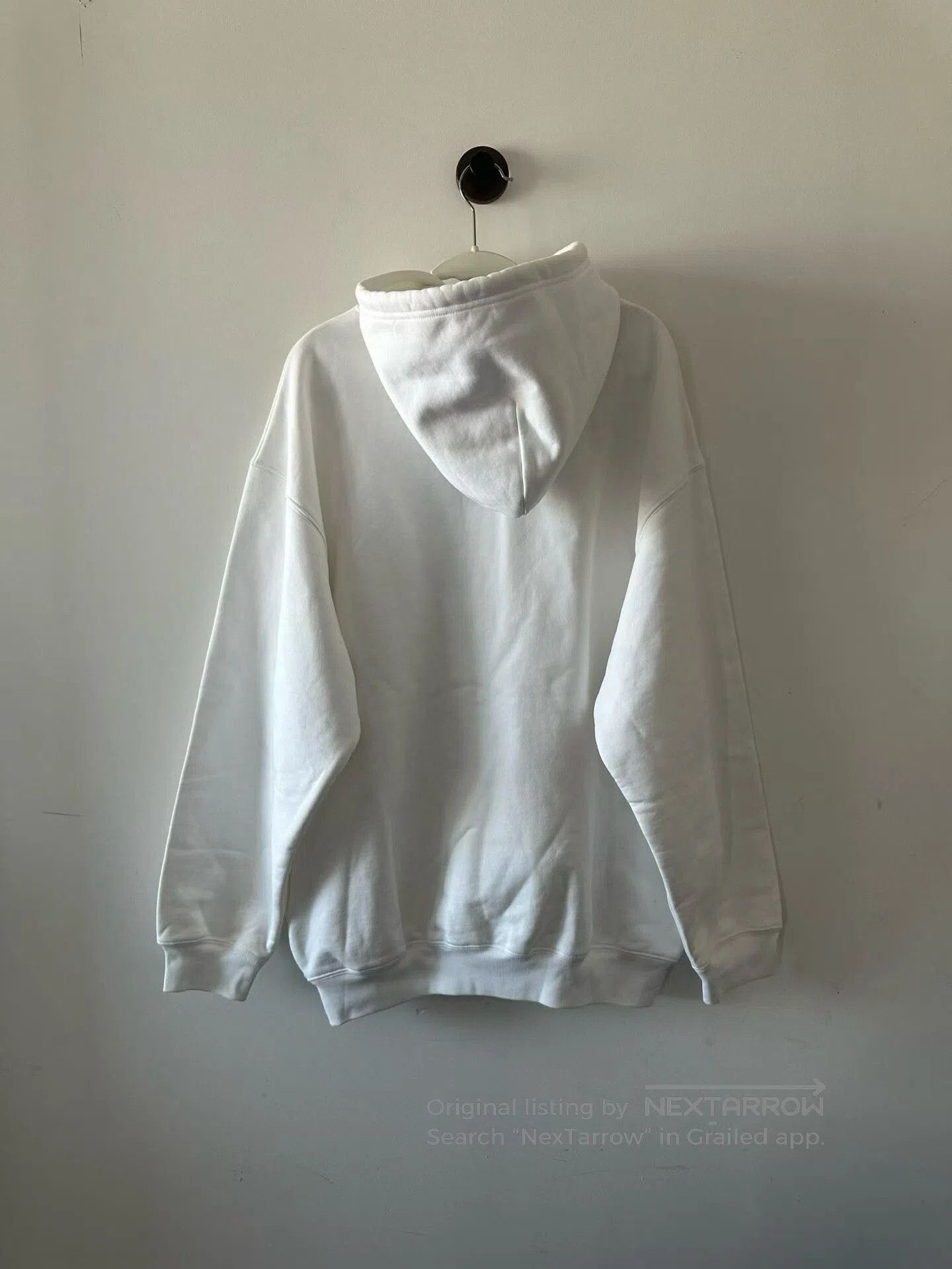 Balenciaga Balenciaga White Logo Hoodie. Size US XL / EU 56 / 4 - 2 Thumbnail
