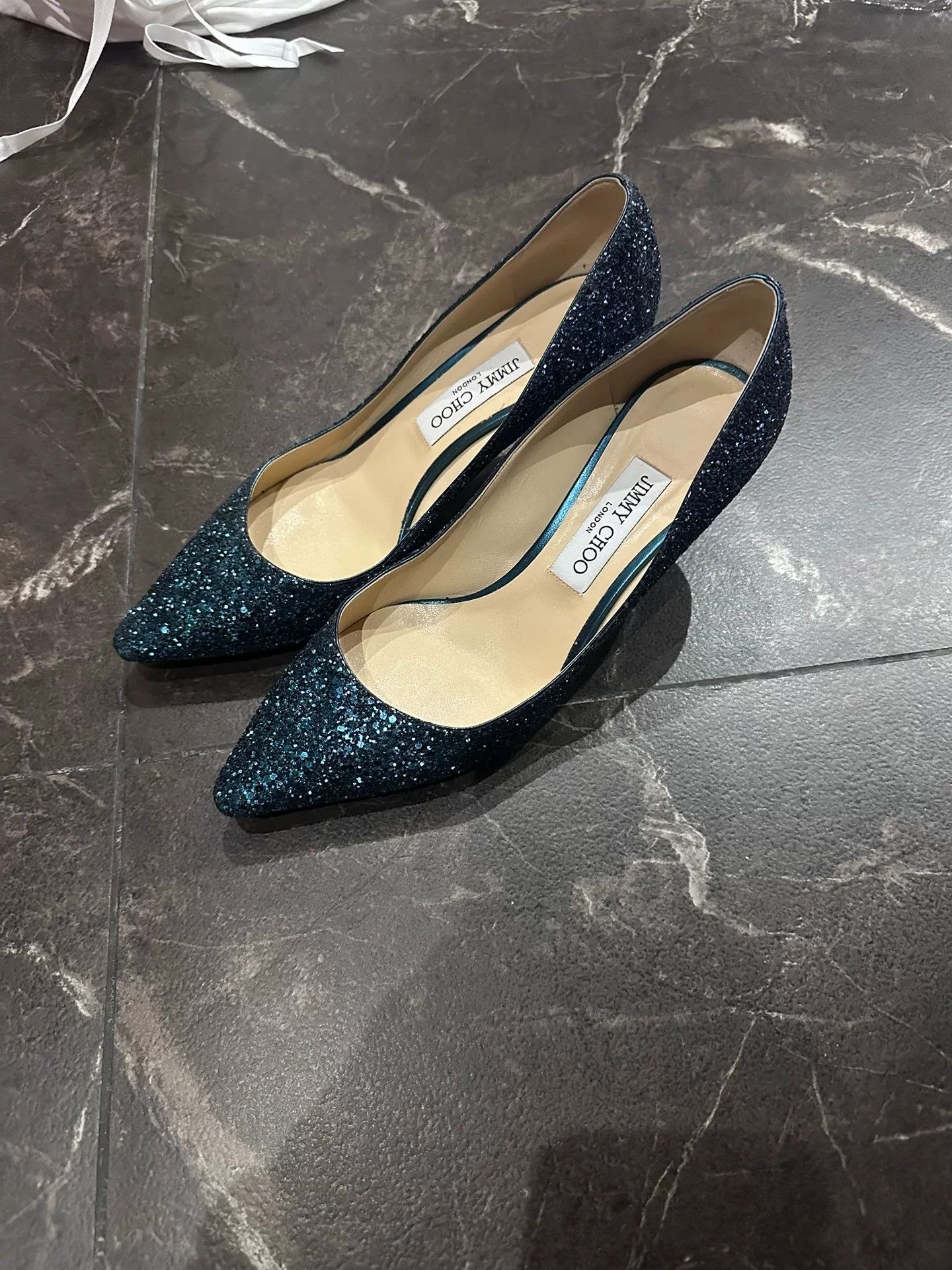 Jimmy Choo Jimmy Choo 39 Peacock Gradient Mid-Heel Size US 8 / IT 38 - 1 Thumbnail