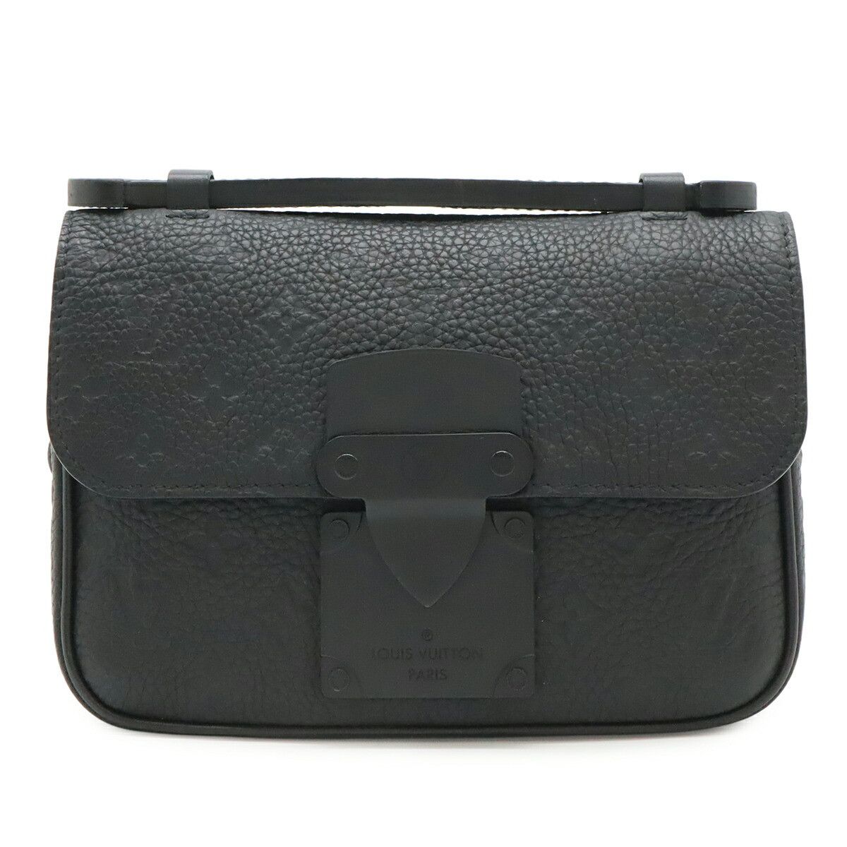Louis Vuitton Louis Vuitton Louis Vuitton S Lock Monogram Taurillon Sling Bag Leather Crossbody Bag M58487 DUTY FREE for USA Size ONE SIZE - 1 Thumbnail