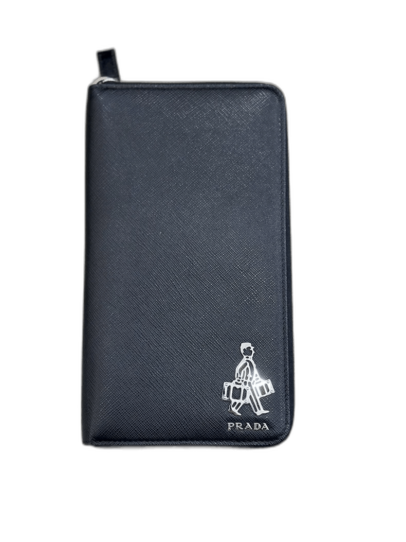 Prada prada cross grain long wallet Size ONE SIZE - 1 Thumbnail